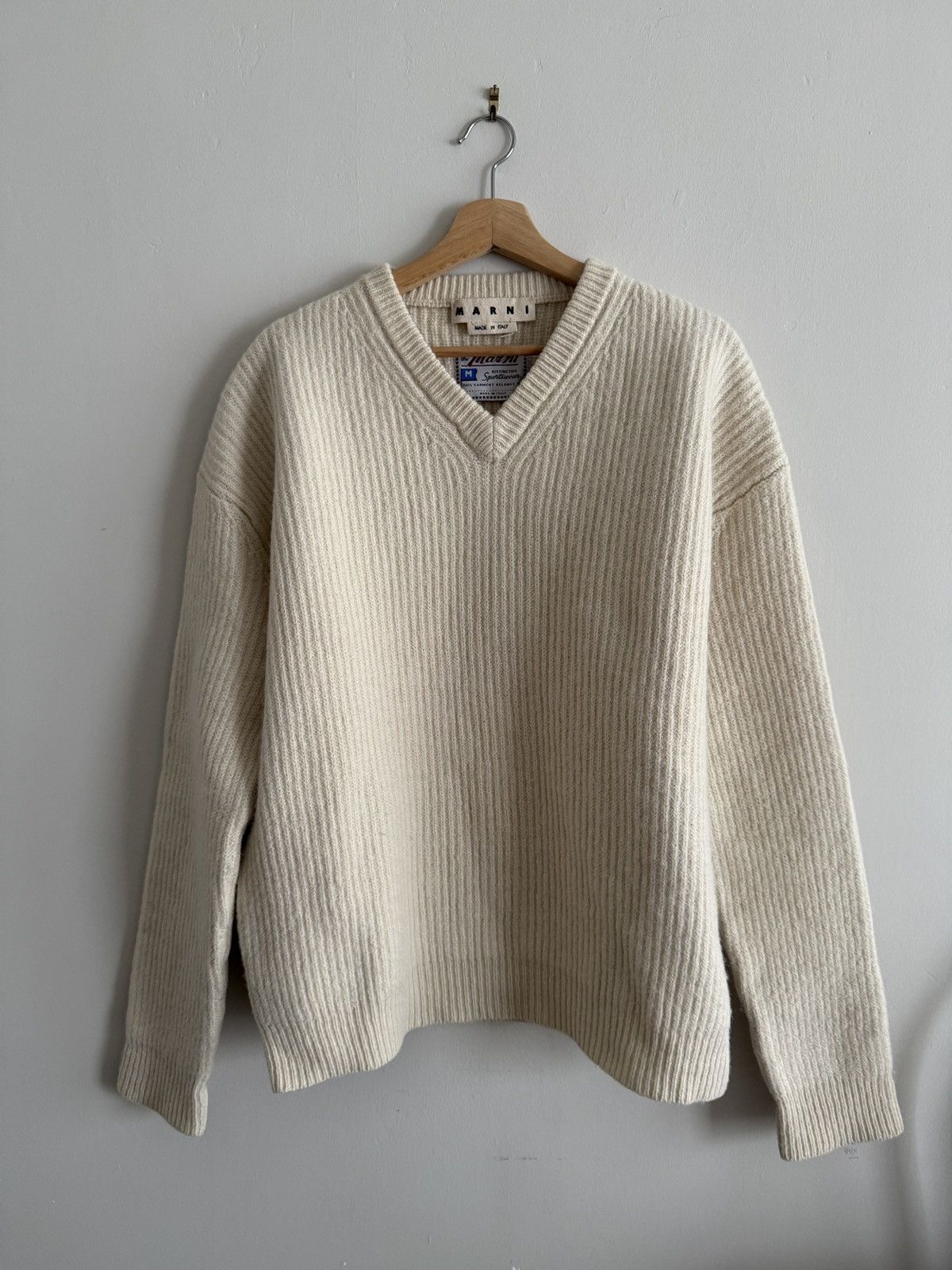 Marni Marni Sportswear Shetland Wool Sweater Size US M / EU 48-50 / 2 - 1 Thumbnail