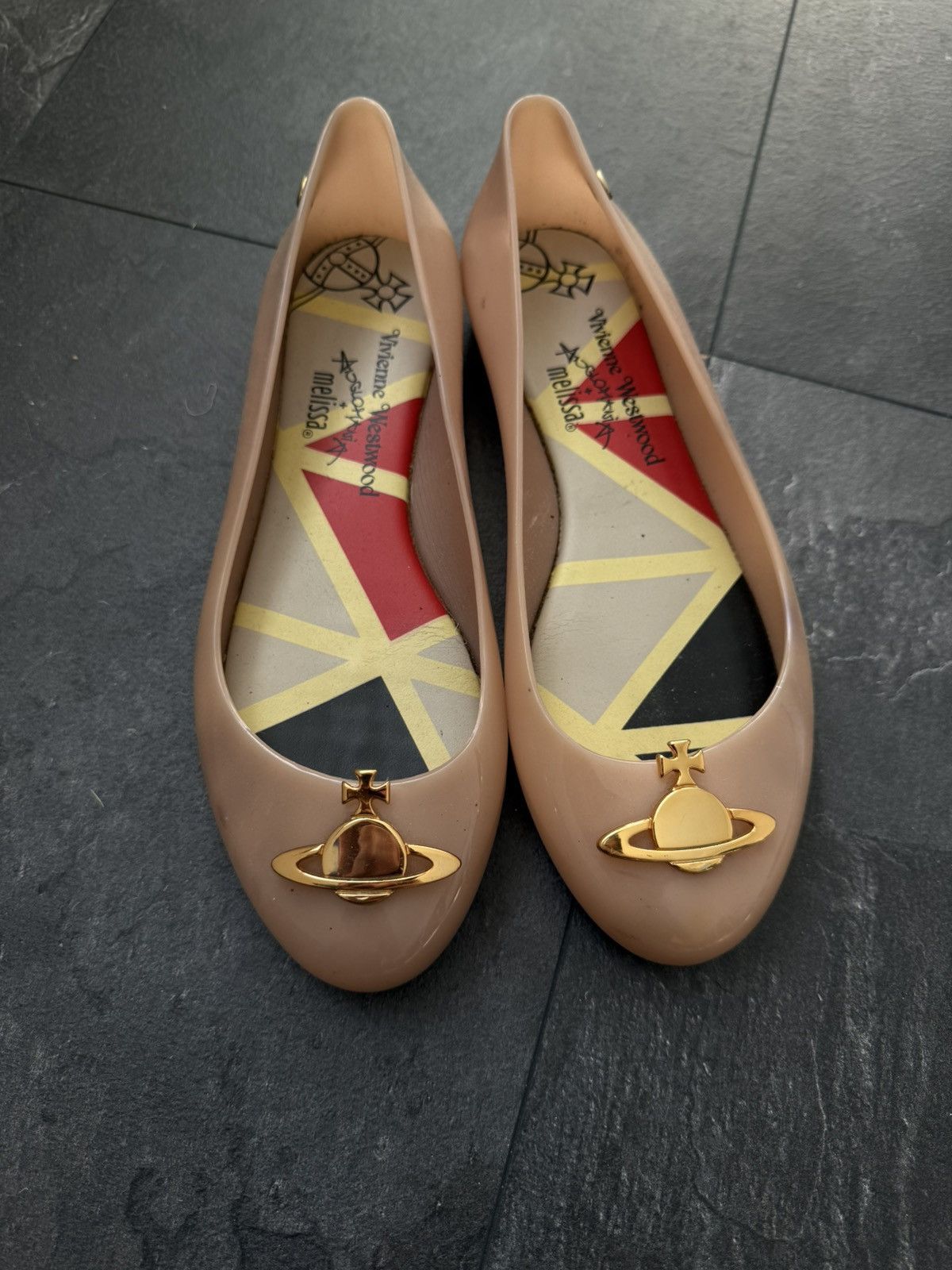 Melissa × Vintage × Vivienne Westwood Vivienne Weastwood Ballet Orb Flats Pump Slip On Size US 8 / IT 38 - 5 Thumbnail