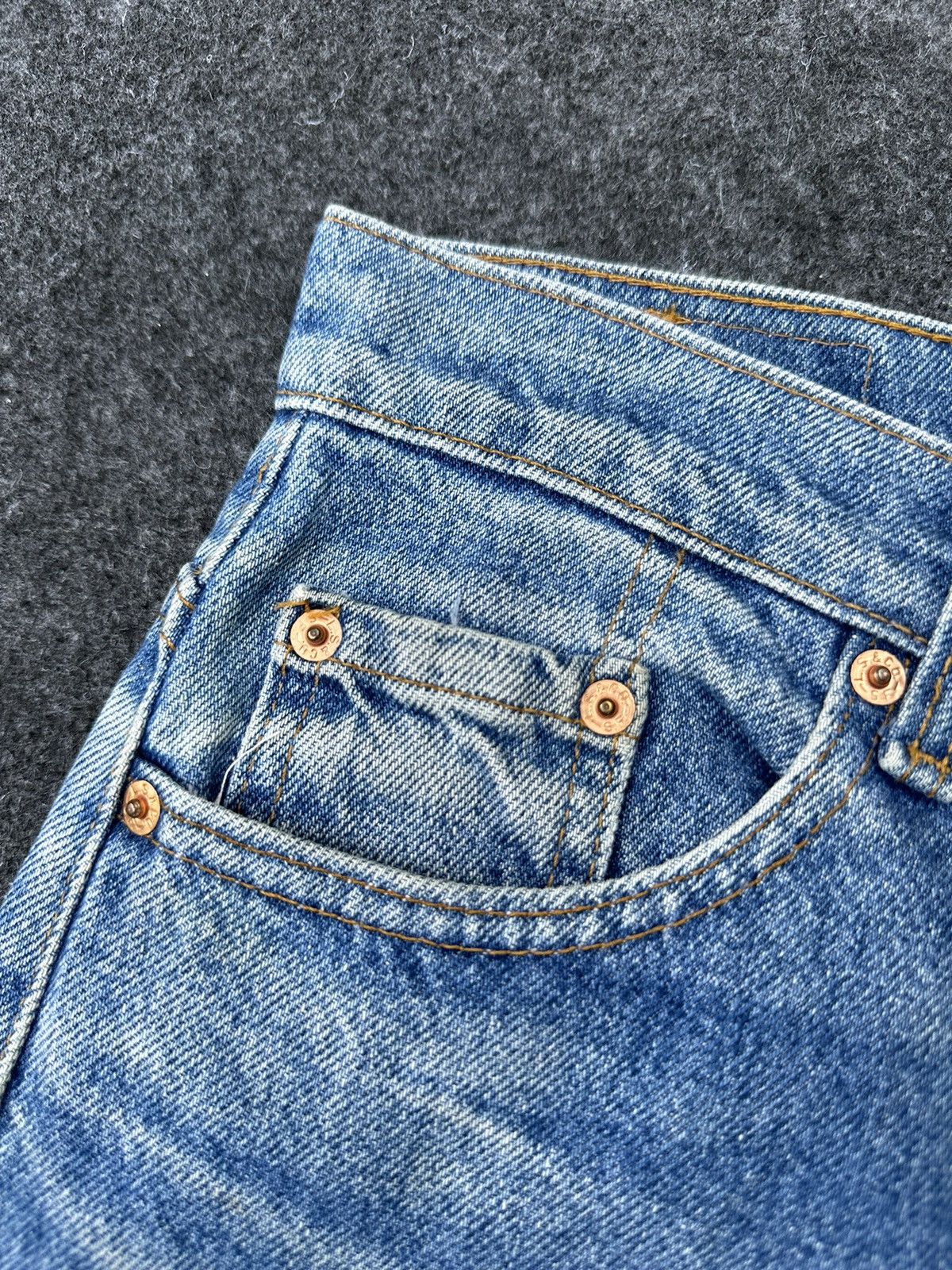 Levi's Levis 505 Vintage Usa Distressed Faded Denim D37 Size US 28 / EU 44 - 10 Thumbnail