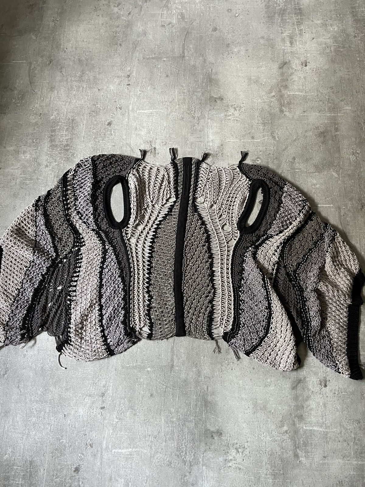 Rick Owens Rick Owens Island ss13 psycho knit vest Size US M / EU 48-50 / 2 - 9 Thumbnail