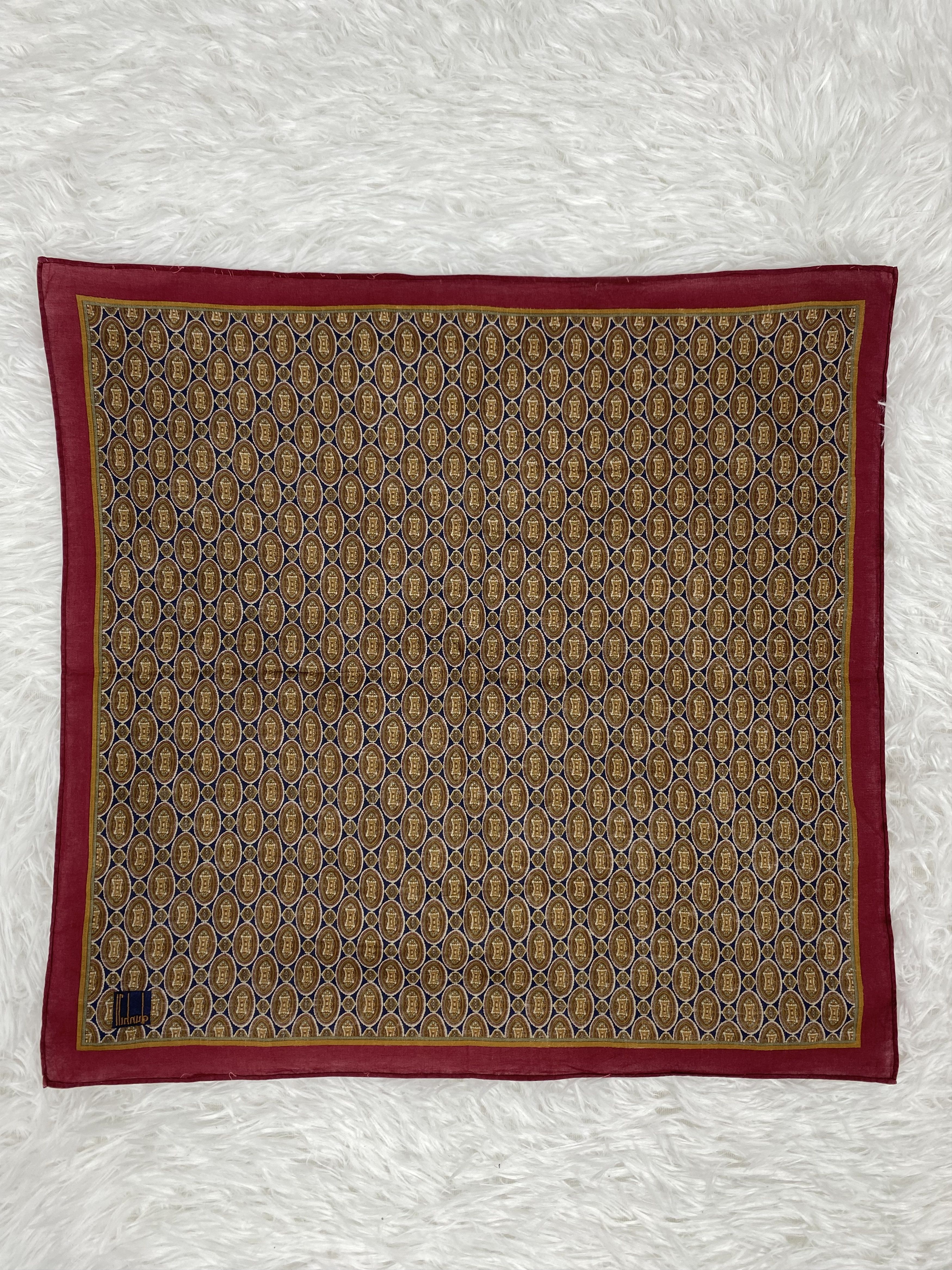 Alfred Dunhill Vintage Dunhill Handkerchief Neckerchief PH0563 Size ONE SIZE - 4 Thumbnail