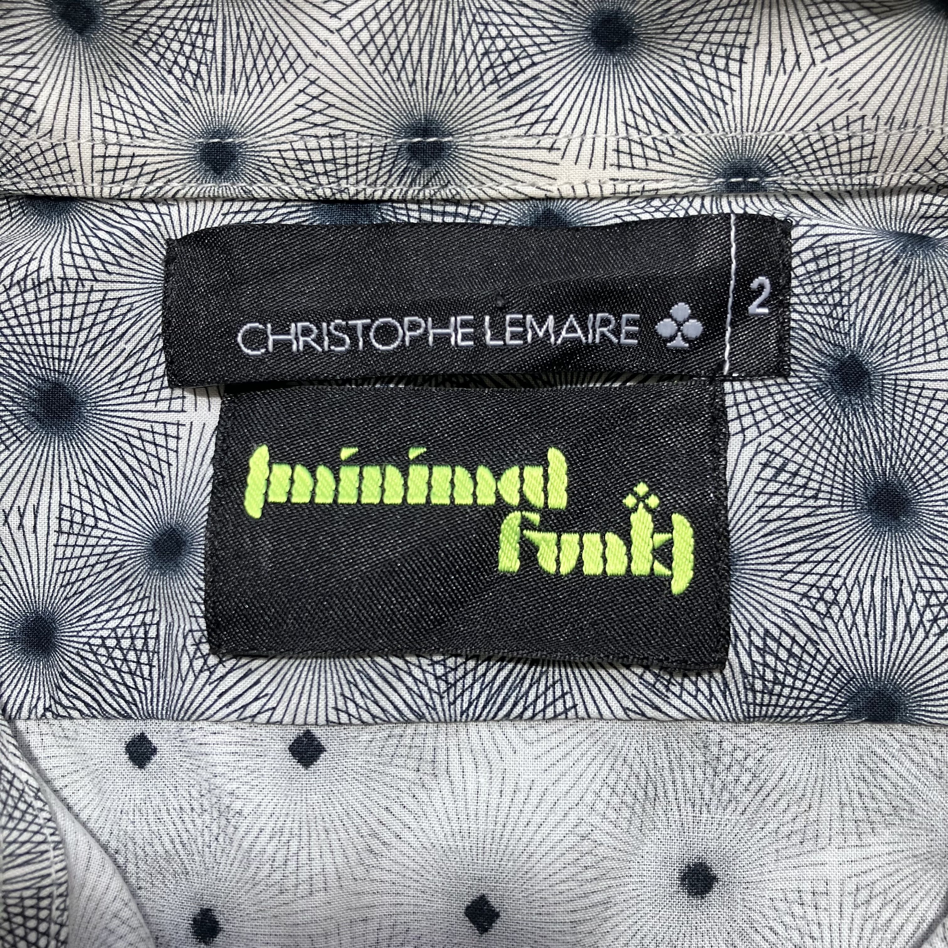 Lemaire Christophe Lemaire x Minimal Funk circular patterned shirt Size US M / EU 48-50 / 2 - 5 Thumbnail