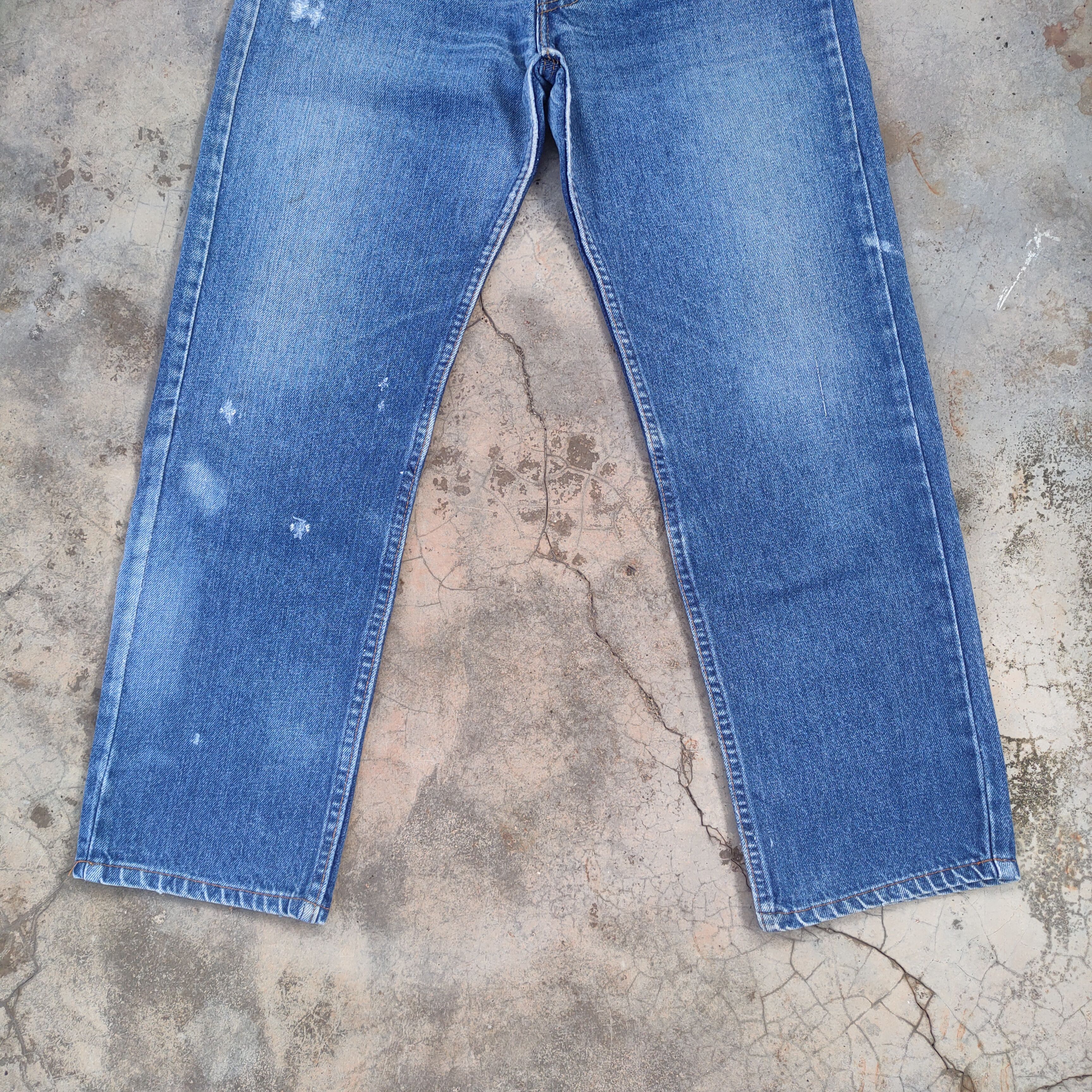 Levi's Vintage Clothing W30 VINTAGE LEVI'S 505 FADED DISTRESSED RIPPED JEANS PANTS Size US 30 / EU 46 - 4 Thumbnail