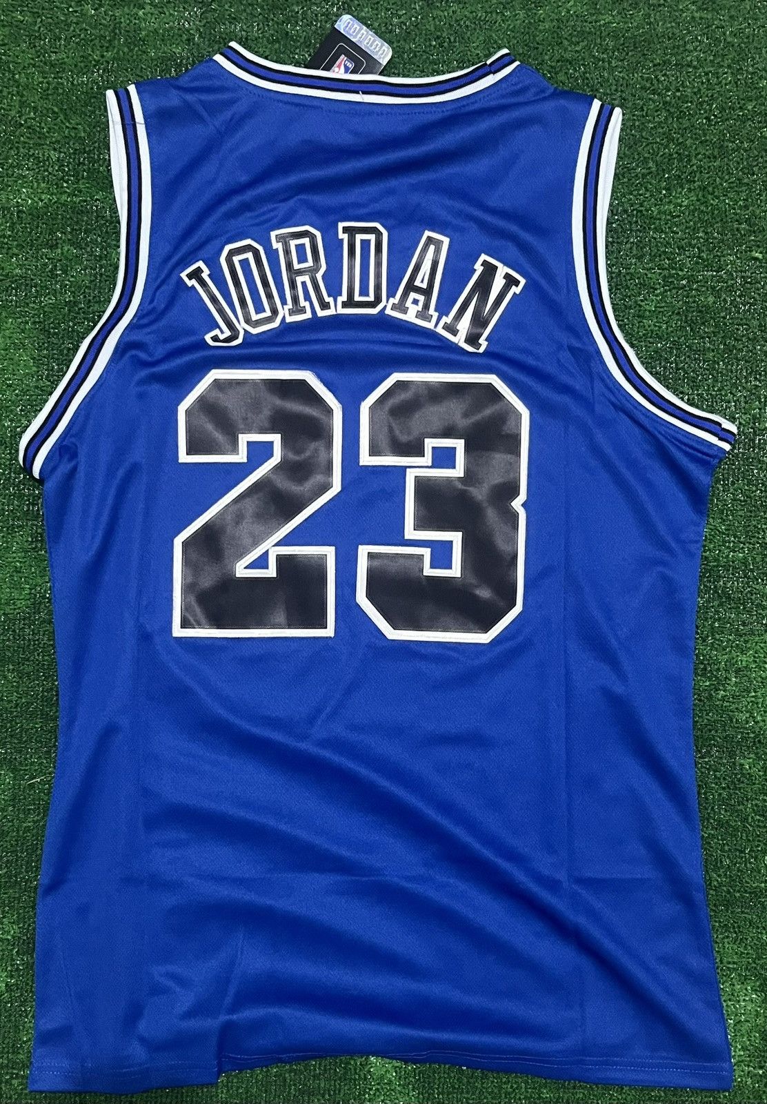 NBA Michael Jordan Bulls #23 Blue Jersey🏀M,L,XL Size US L / EU 52-54 / 3 - 1 Thumbnail