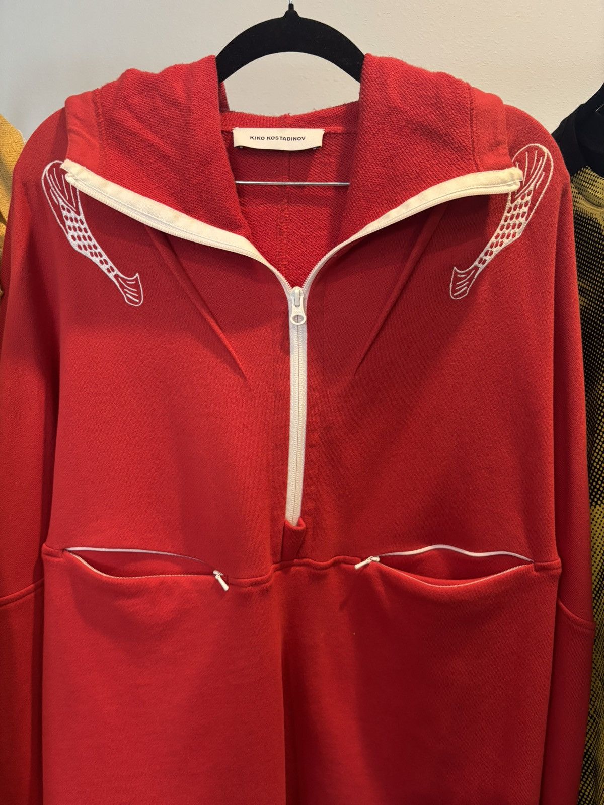Kiko Kostadinov Kiko Kostadinov🧣Red Bindra Hoodie Size US M / EU 48-50 / 2 - 2 Thumbnail