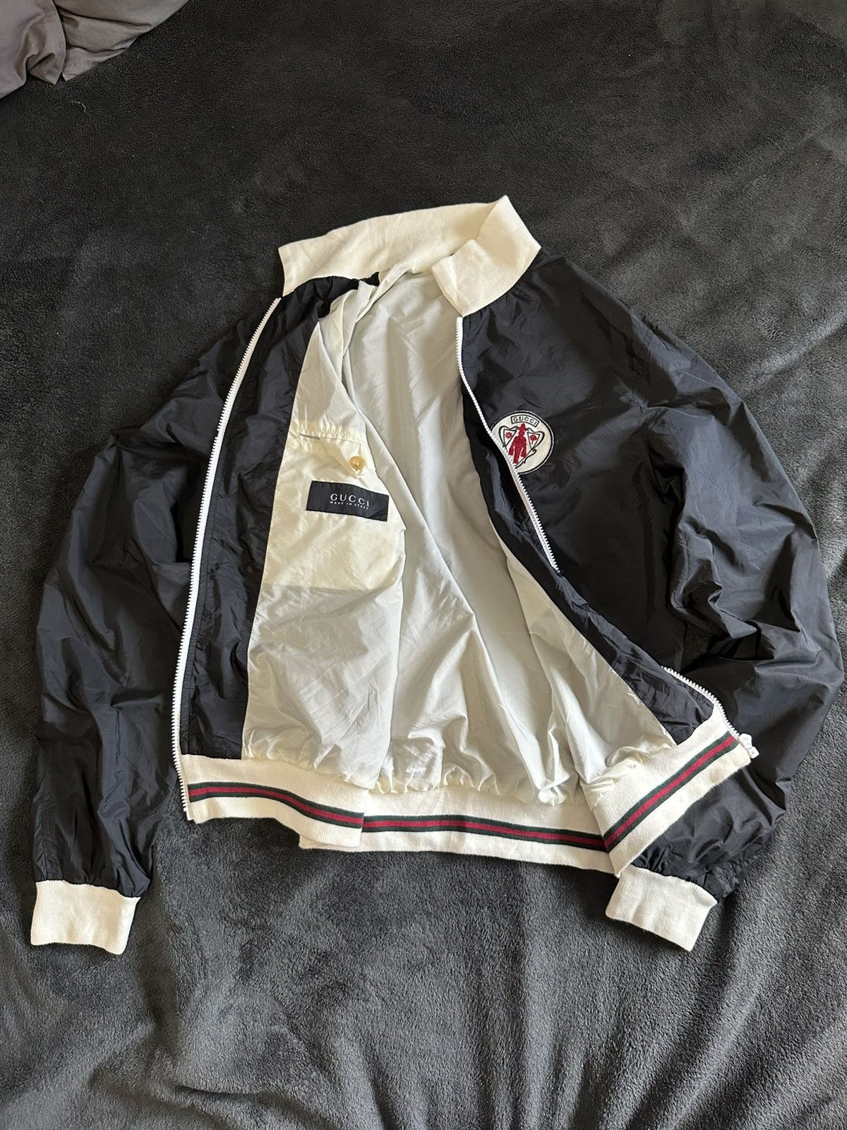 Gucci Gucci black nylon jacket Size US S / EU 44-46 / 1 - 3 Thumbnail