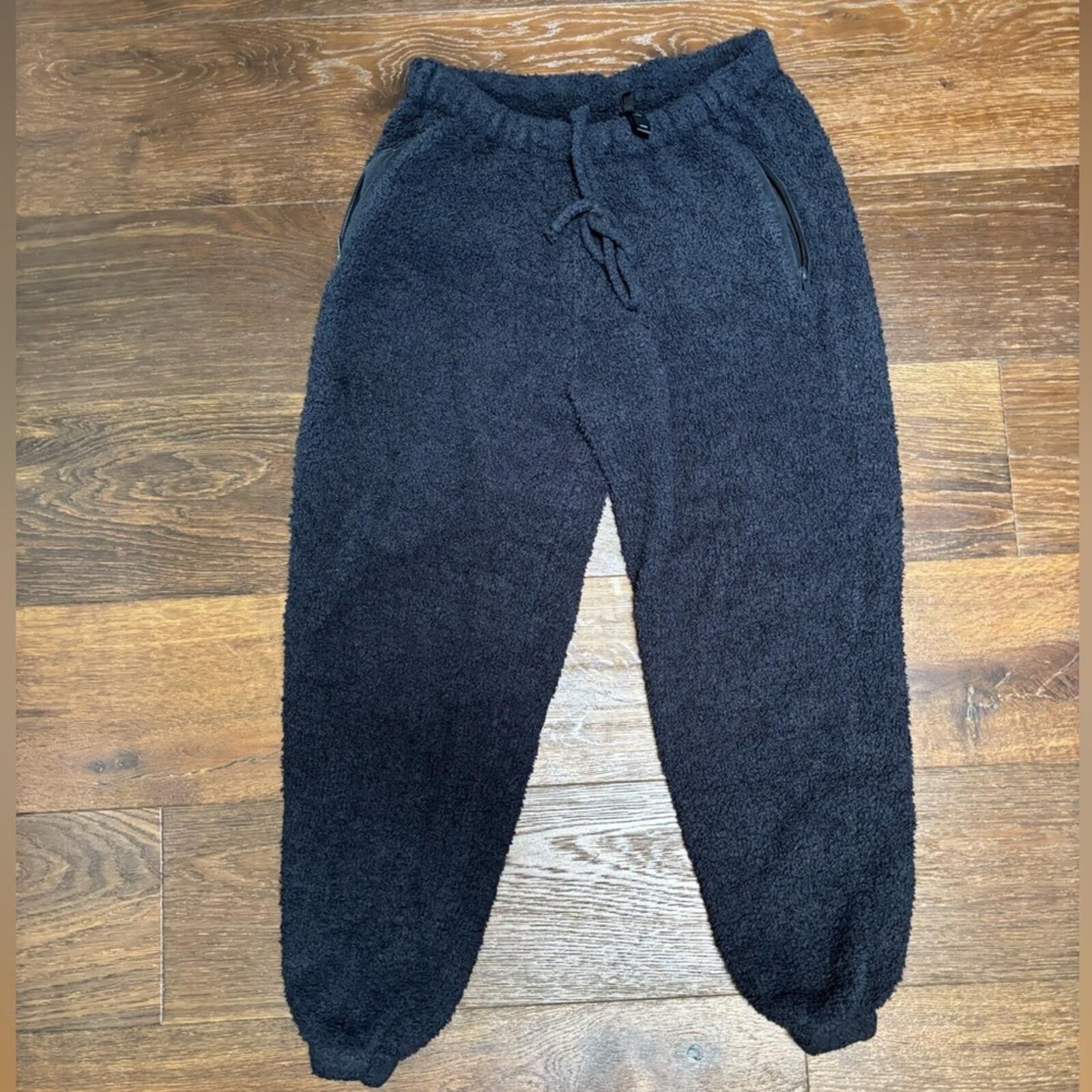 Swims SKIMS Black Cozy Track Joggers Size 32" / US 10 / IT 46 - 4 Thumbnail