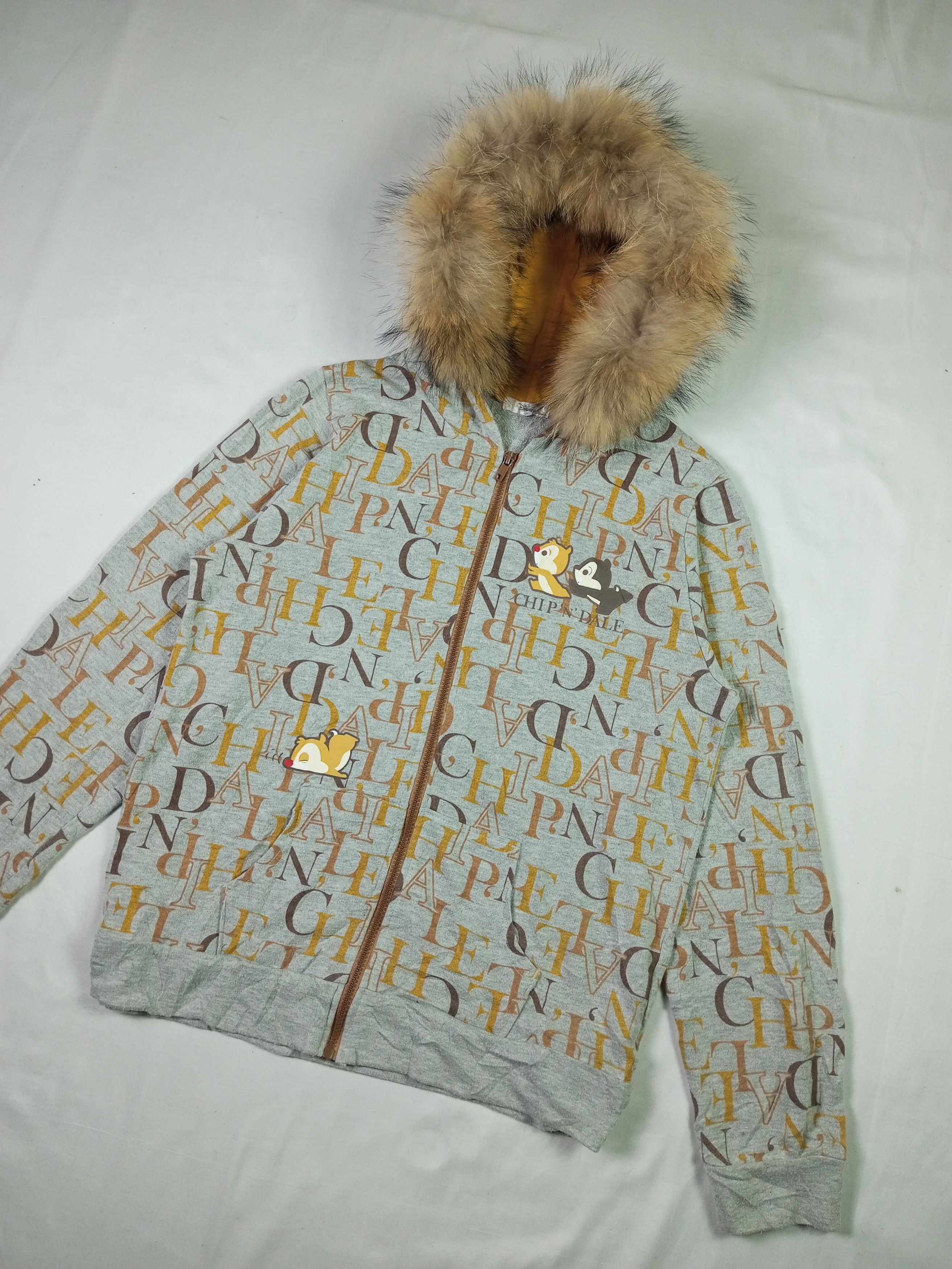 Disney × If Six Was Nine × Japanese Brand Disney Faux fur hoodie chip'n'dale ifsixwasnine style Size US M / EU 48-50 / 2 - 2 Thumbnail
