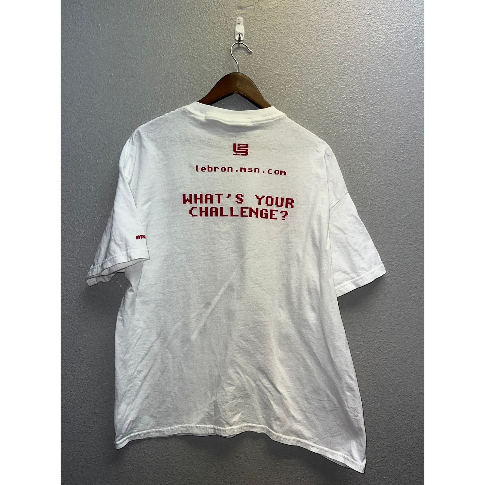 Gildan Vintage Lebron James Shirt MSN . COM Promo I Witness Tee XL Size US XL / EU 56 / 4 - 5 Thumbnail