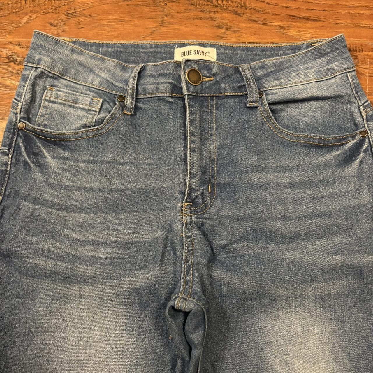 Vintage Crazy Vintage Y2K/2000s Baggy Flared Streetwear Medium Wash Denim Jeans! Size US 30 / EU 46 - 2 Thumbnail