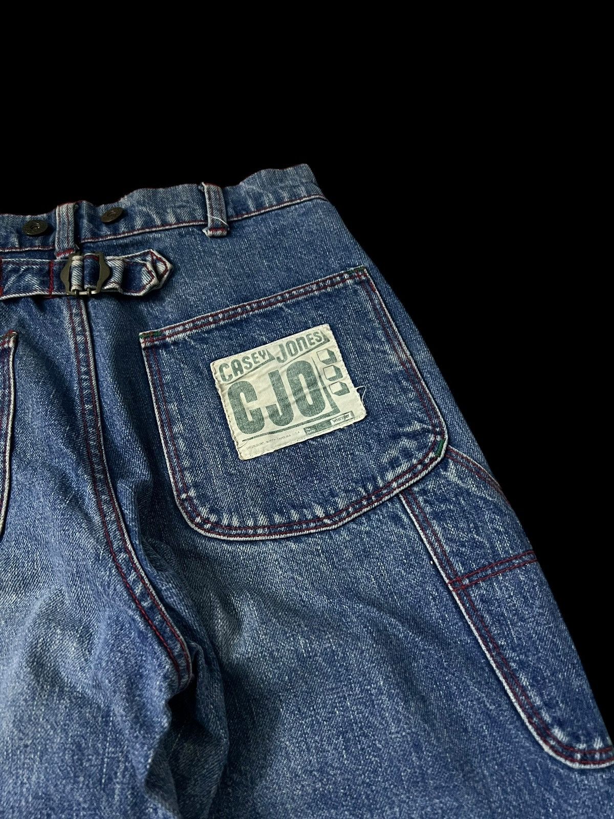 Casey Casey × Vintage × Wrangler 💥Baggy💥Vintage 80’s Casey Jones CJO X Wrangler Very Rare Size US 28 / EU 44 - 11 Thumbnail