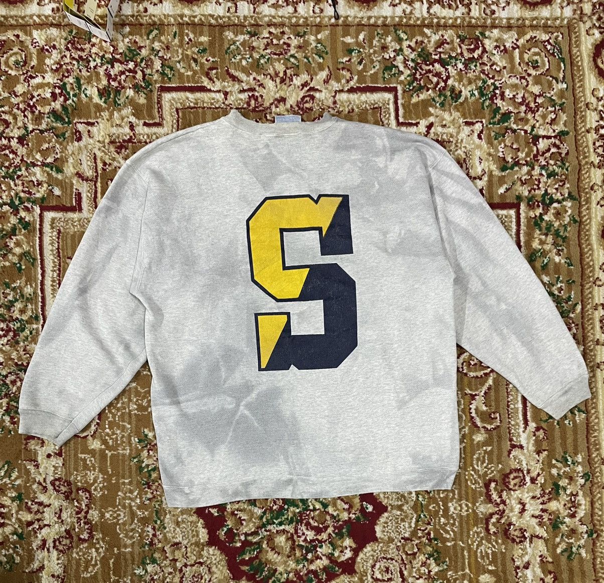 Vintage Perfect Sun Faded Vintage Y2K Trashed Baggy Sweatshirt Size US XL / EU 56 / 4 - 10 Thumbnail