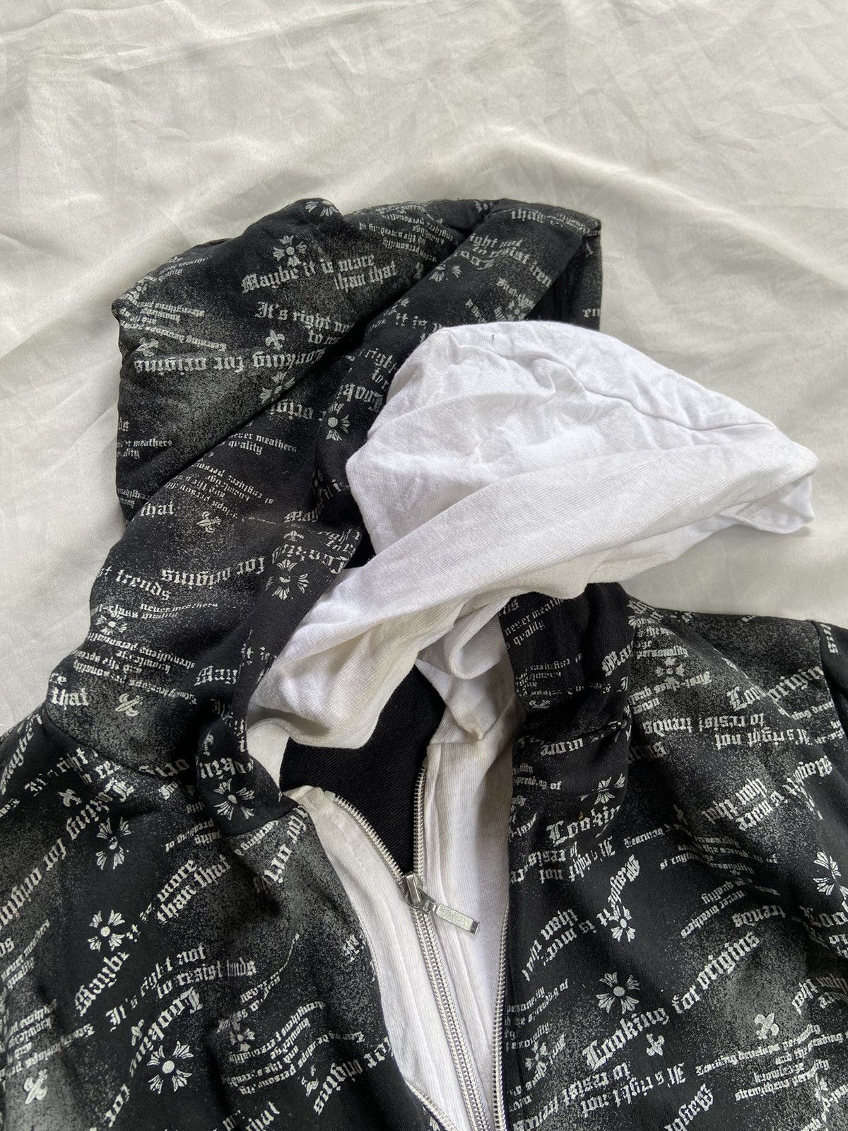 Japanese Brand MAYBE ITS MORE THAN THAT DOUBLE LAYER BEAUMONT CARR ZIP Size US XL / EU 56 / 4 - 7 Thumbnail
