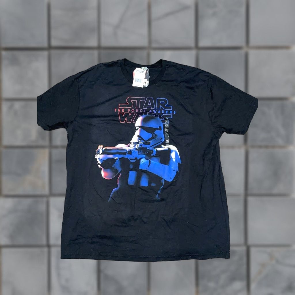 Star Wars Star Wars The Force Awakens T-Shirt XXL Black Men Shirt Size US XXL / EU 58 / 5 - 1 Thumbnail
