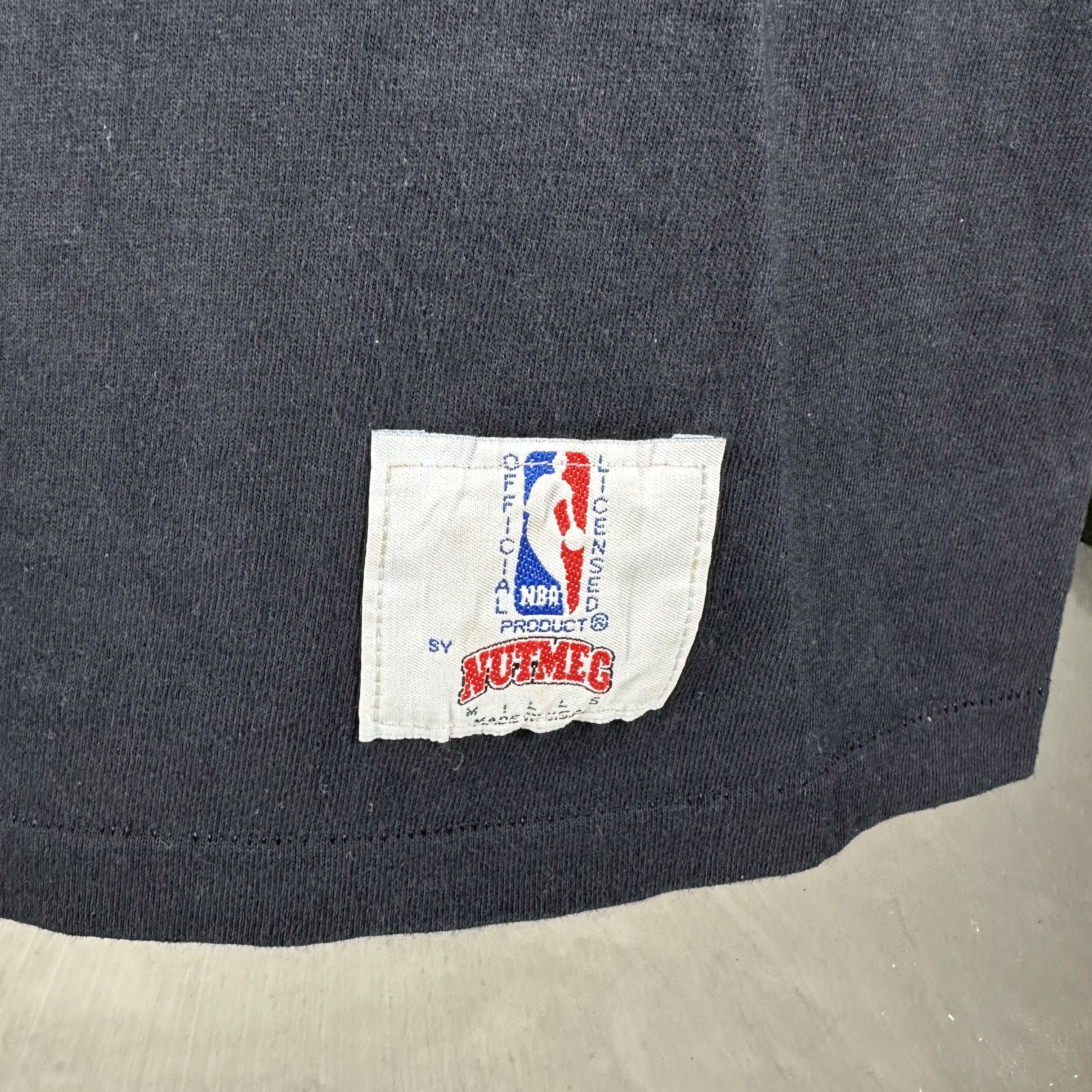 Vintage 90s Terry Cummings San Antonio Spurs NBA Nutmeg T-Shirt Size US L / EU 52-54 / 3 - 6 Thumbnail