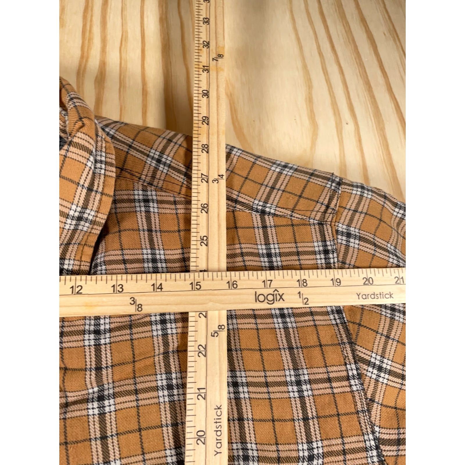Thrasher VINTAGE Marino Bay Shirt Jacket Brown Plaid Lined Flannel Thrashed Sherpa Adult Large Mens Size US L / EU 52-54 / 3 - 6 Thumbnail
