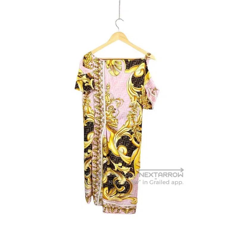 Fendi Fendi Sangsilk Versace Collection Blending Geometric Patte Size XS / US 0-2 / IT 36-38 - 2 Thumbnail