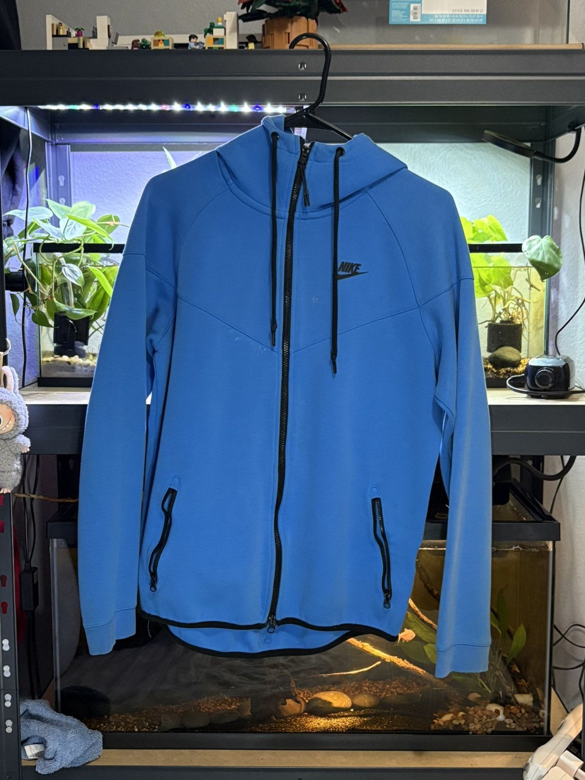 Nike Vintage Nike blue tech fleece jacket Size US M / EU 48-50 / 2 - 1 Thumbnail