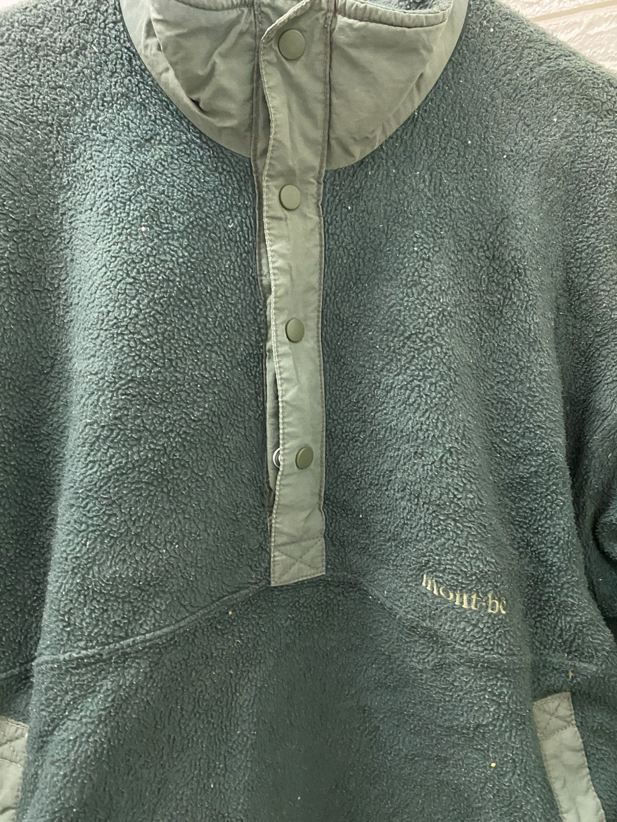 Montbell Vintage Mont bell Fleece Jacket Half Zipper Retro Design Size US M / EU 48-50 / 2 - 2 Thumbnail