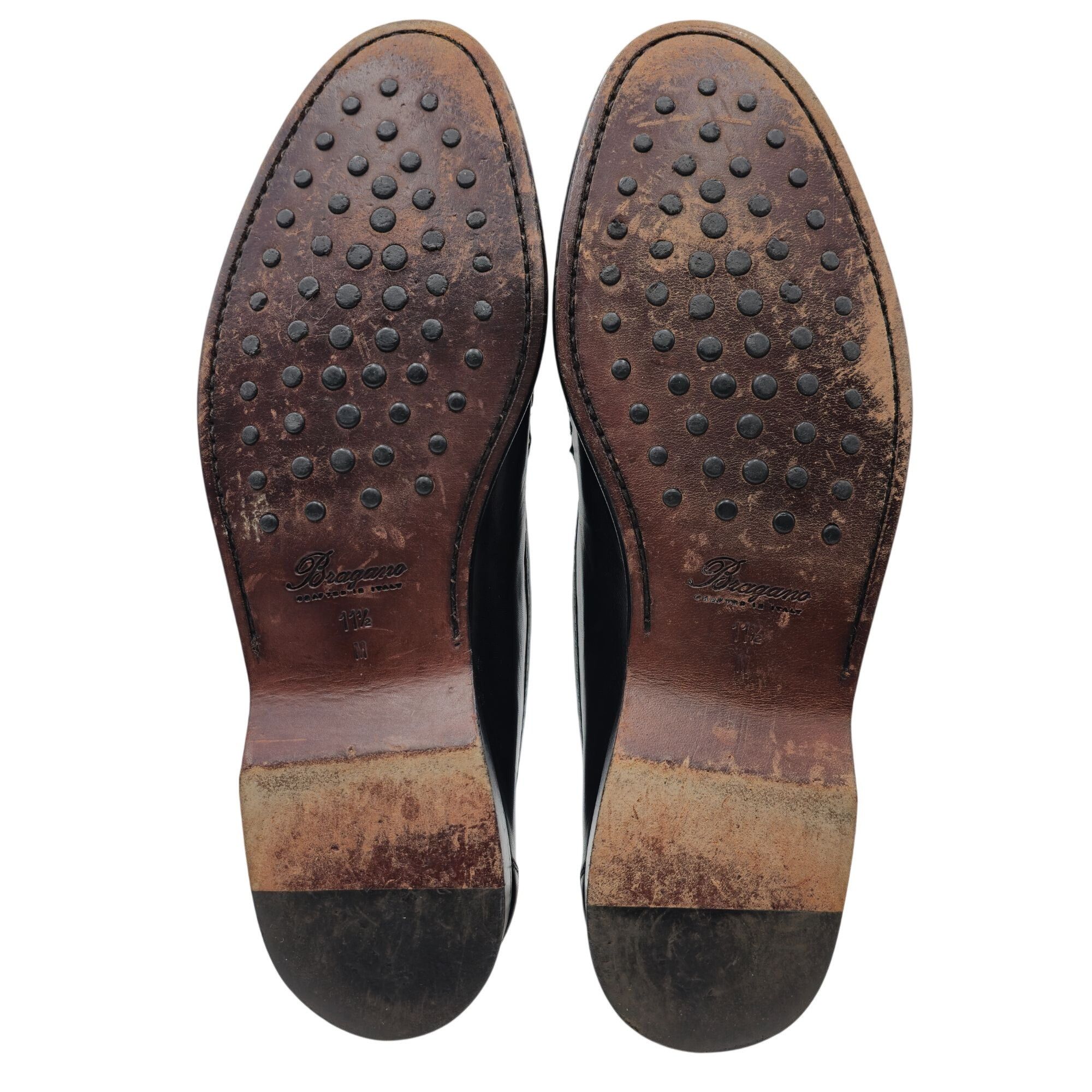 Bragano Vintage Bragano Cole Haan Italy Men 11.5 Brown Black Leather Size US 11.5 / EU 44-45 - 3 Thumbnail
