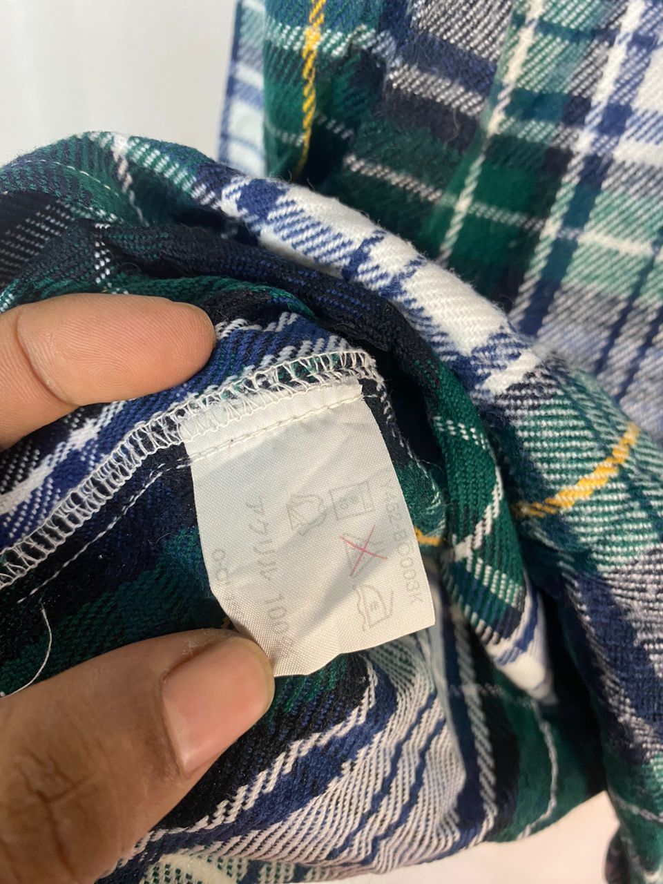 Flannel × Japanese Brand Vintage break off button up flannel shirt Size US L / EU 52-54 / 3 - 7 Thumbnail