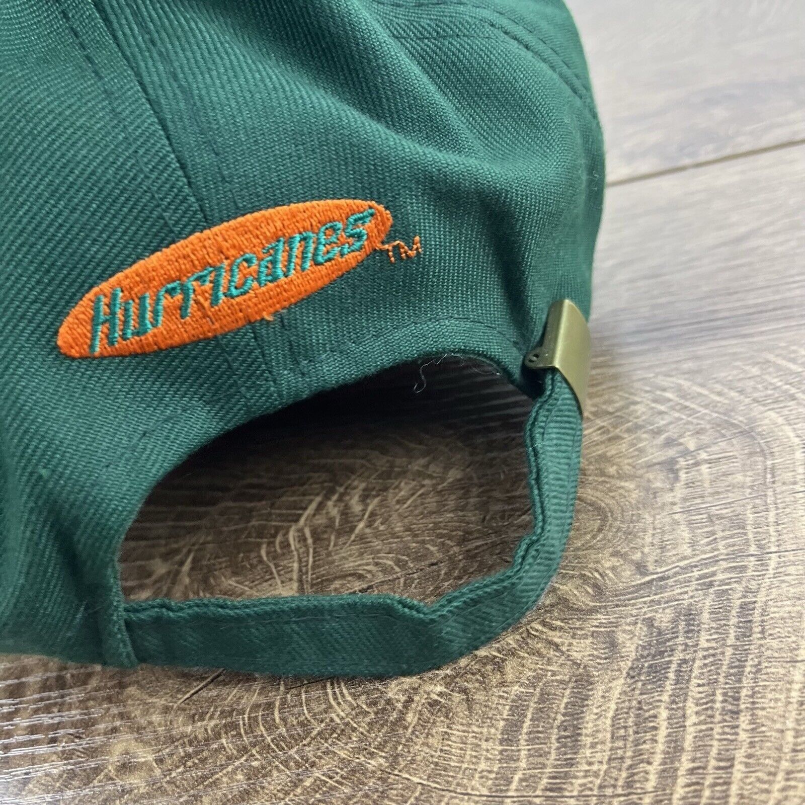 Other Vintage Miami Hurricanes Hat Green NCAA Cap Adjustable Green Size ONE SIZE - 10 Thumbnail