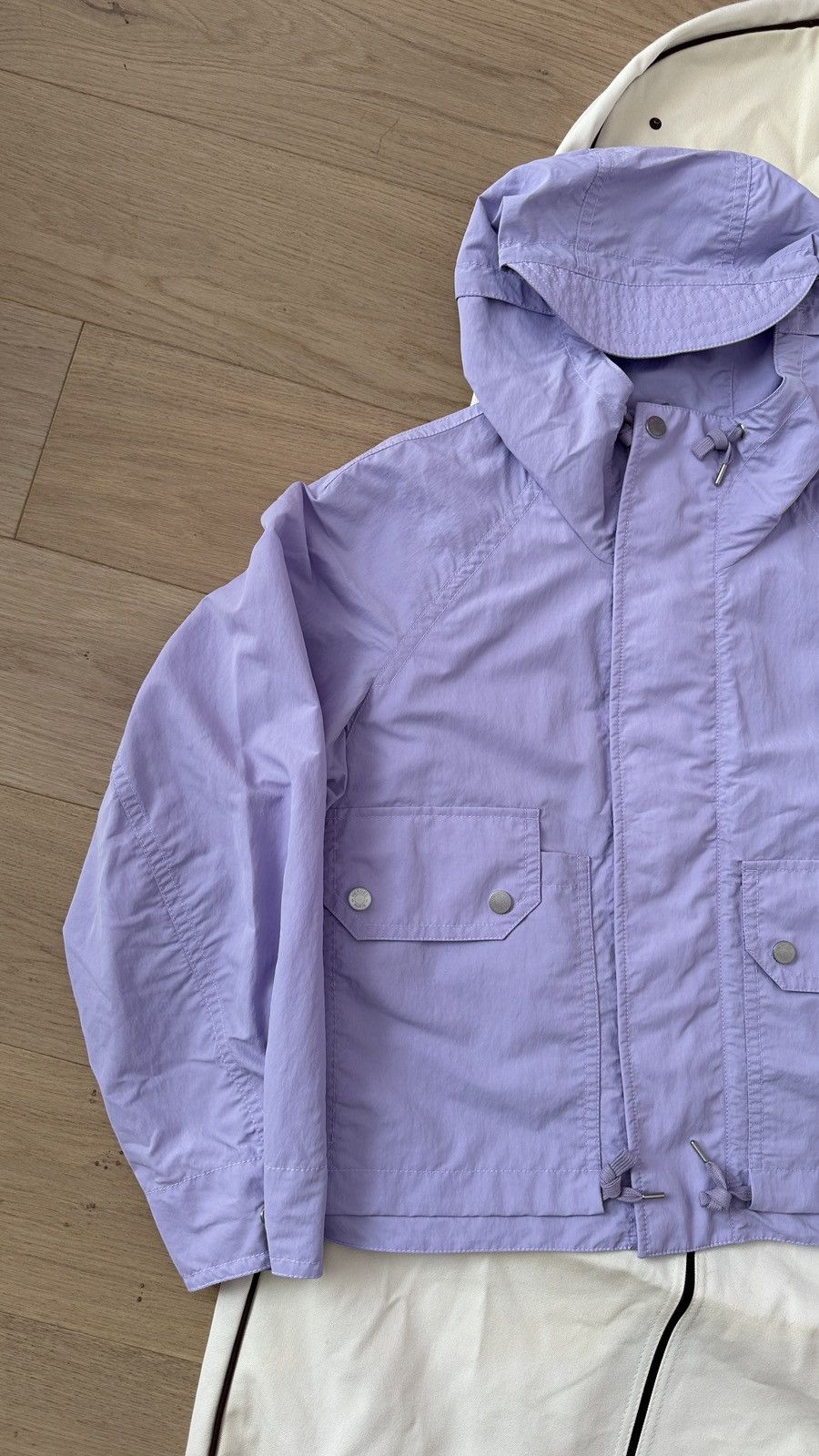 Hermes $4,800 SS23 Mens Purple Parachute Style Windbreaker Jacket Size US M / EU 48-50 / 2 - 3 Thumbnail