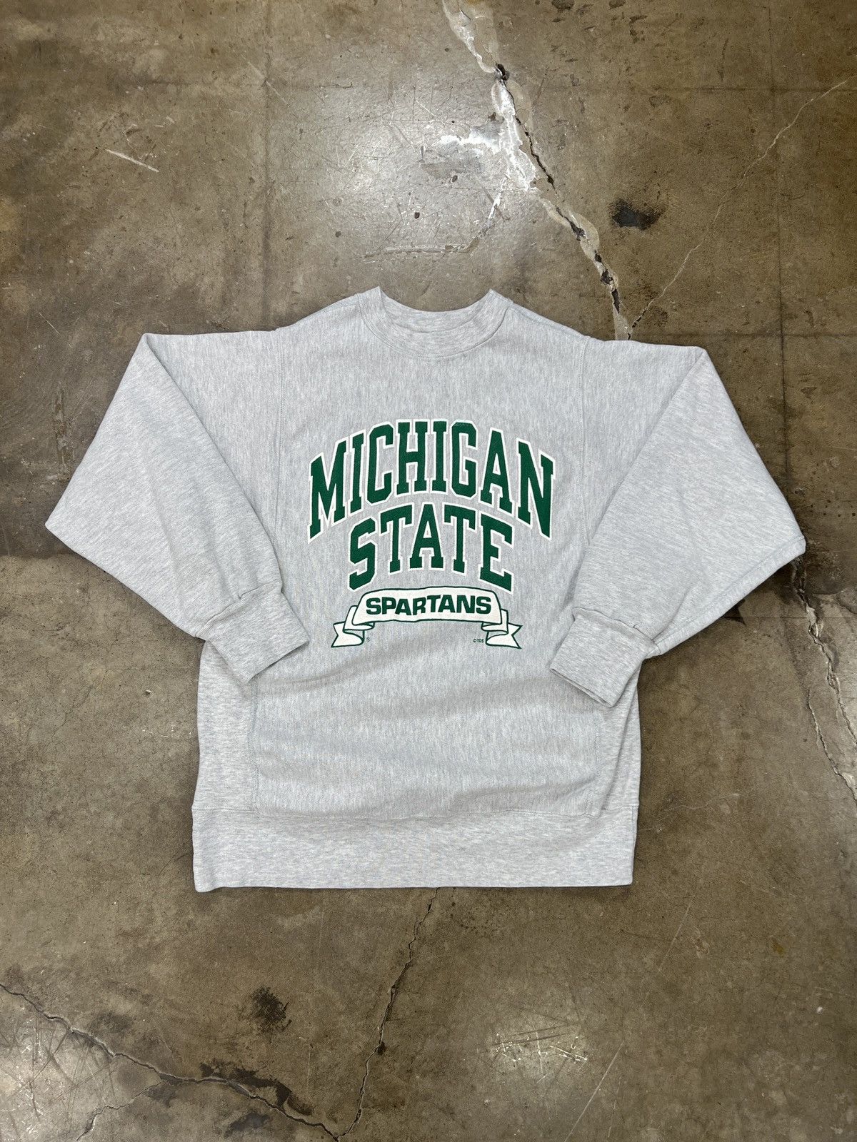 NCAA × Vintage Vintage Michigan State Crewneck Medium Size US M / EU 48-50 / 2 - 2 Thumbnail