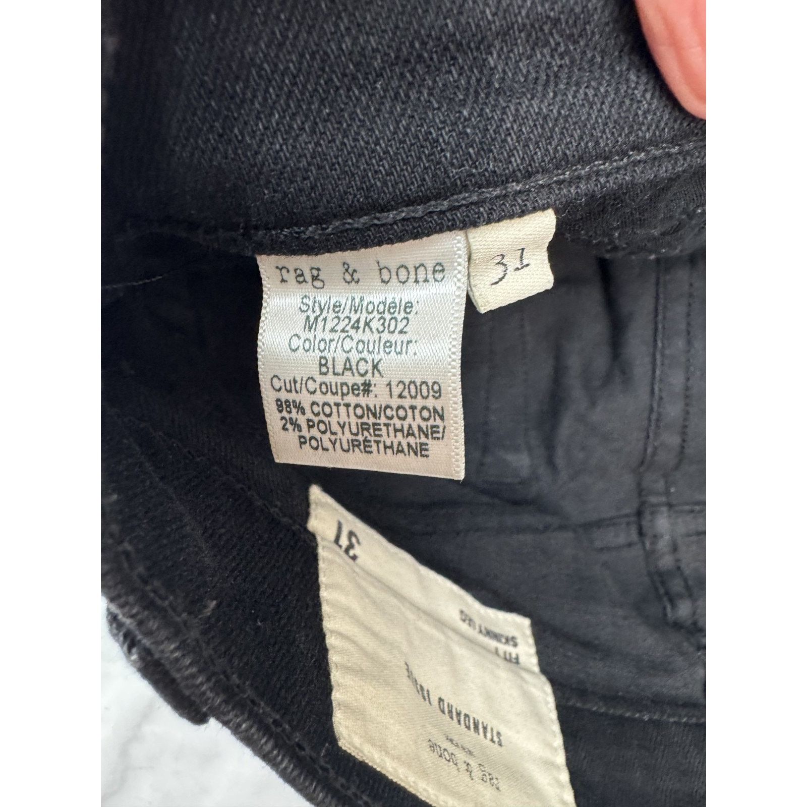 Rag & Bone Rag & Bone Jeans Men 31 Fit 1 Skinny Standard Issue Button Size US 31 - 9 Thumbnail