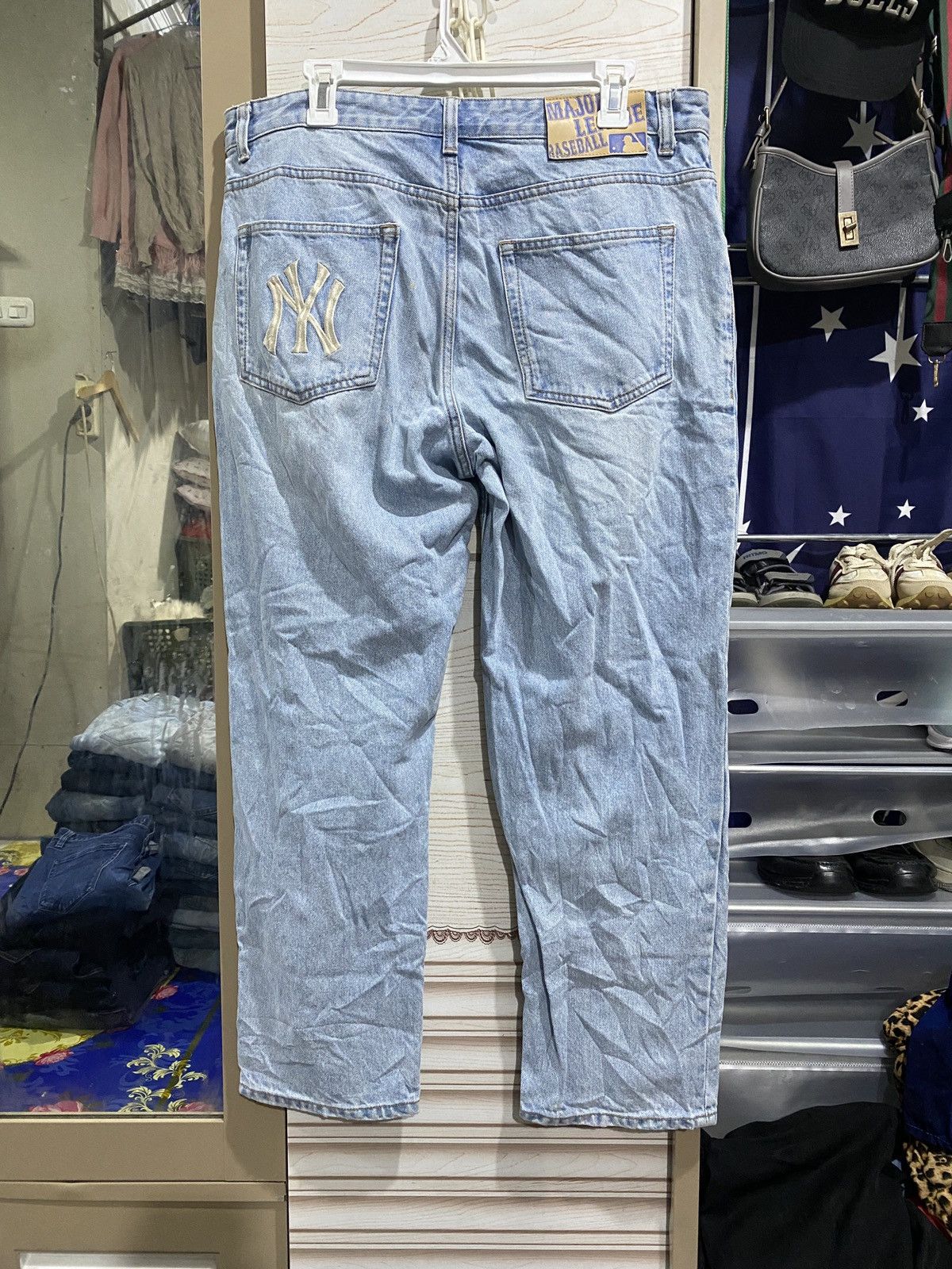 MLB Jeans MLB Blue Size US 33 - 1 Thumbnail