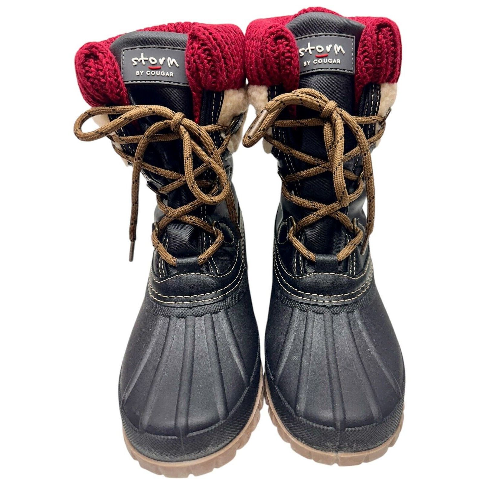 Other Storm by Cougar Creek Cove Women Faux Shearling Snow Boots 7 Size US 4.5 / IT 34.5 - 3 Thumbnail