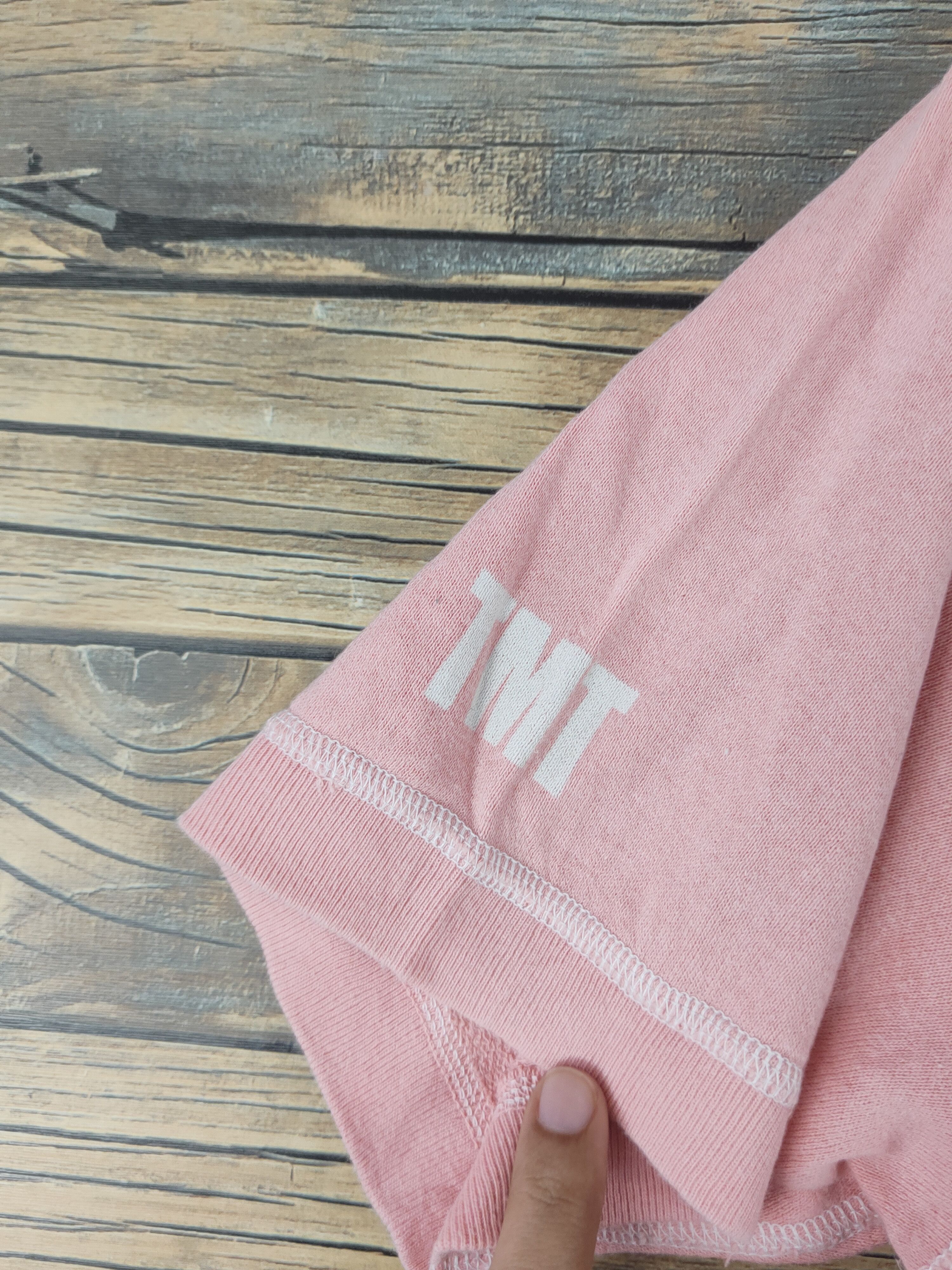 TMT DL Tmt made in Japan vintage Peach Short Sleeve T-shirt #822 Size L / US 10 / IT 46 - 3 Thumbnail