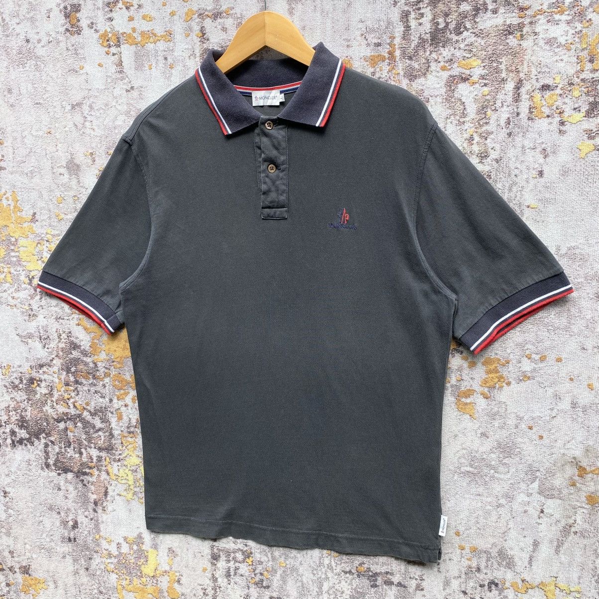 Moncler Moncler Ringer Polo Shirt Moncler Luxury Brand SunFaded Size US M / EU 48-50 / 2 - 3 Thumbnail