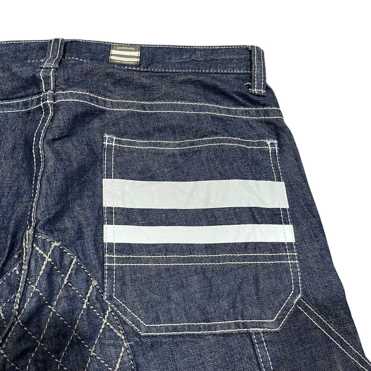 Momotaro Jeans Momotaro Jeans 10.5oz Double Hip Reflective Cropped WorkPant Size US 30 / EU 46 - 4 Thumbnail