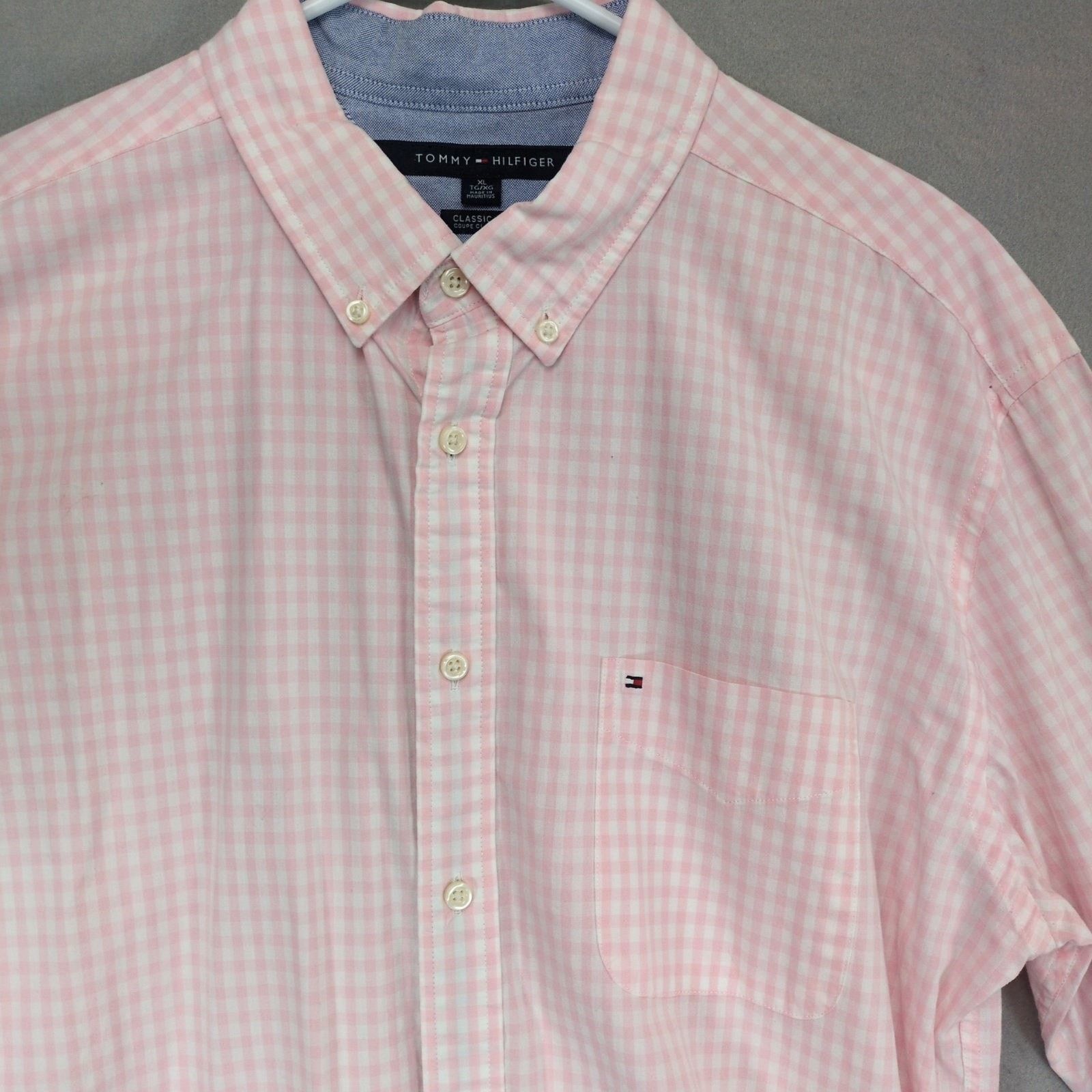 Tommy Hilfiger Tommy Hilfiger Men's XL Classic Fit Button Down Shirt Size US XL / EU 56 / 4 - 4 Thumbnail
