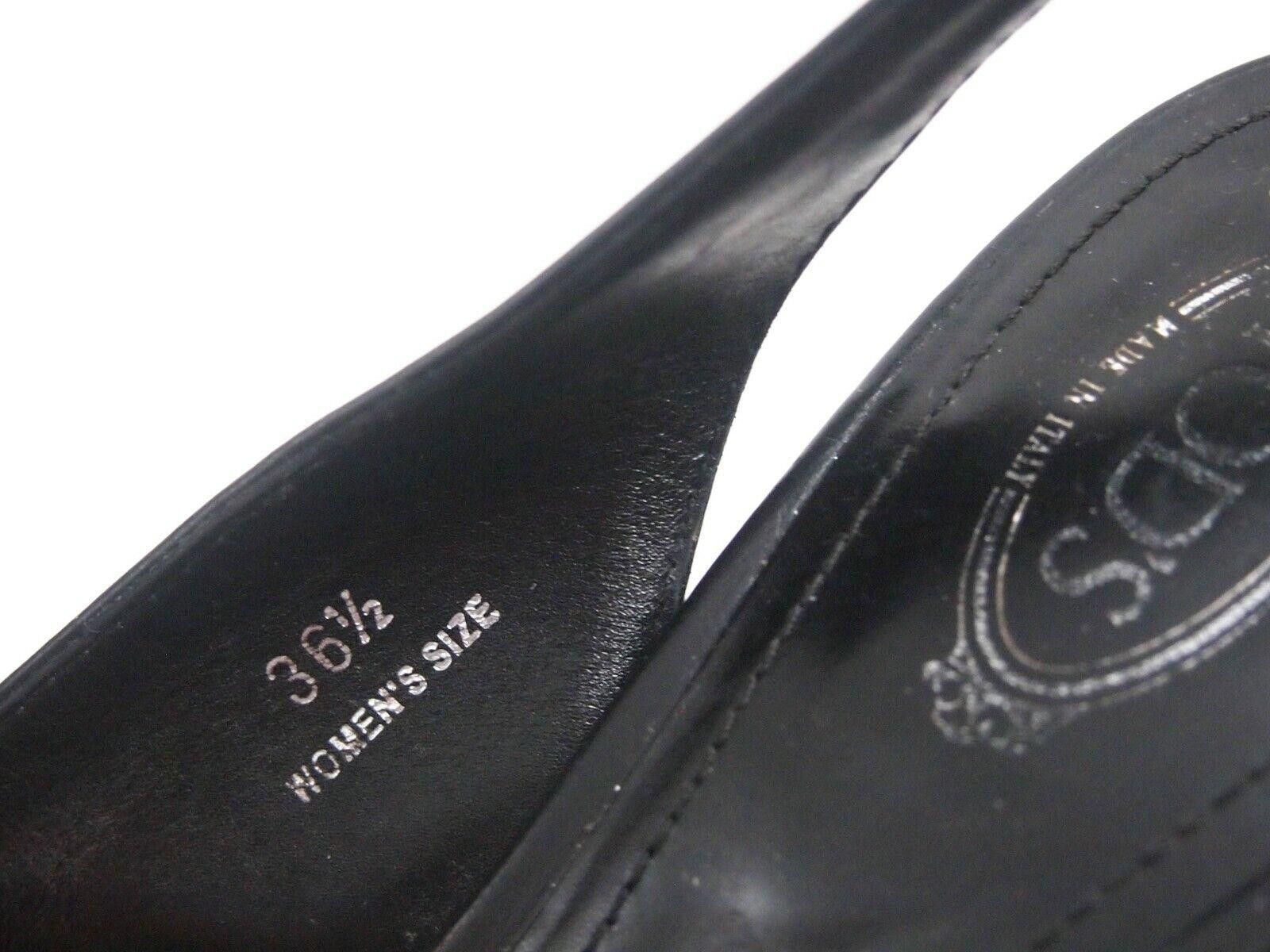 Tod's Tod's Sandals High Heel Pink Black Leather EU 36.5 US 6.5 Size US 6.5 / IT 36.5 - 6 Thumbnail