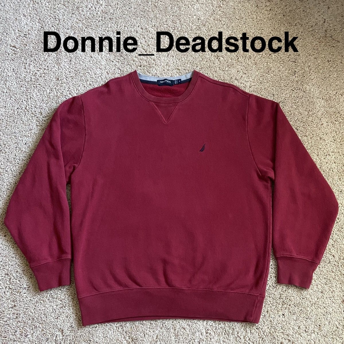 Nautica Nautica Crewneck - Red Size US M / EU 48-50 / 2 - 1 Thumbnail
