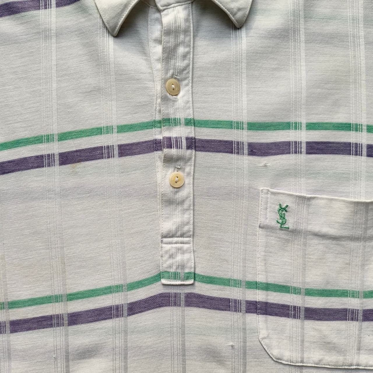Yves Saint Laurent Vintage Yves Saint Laurent Polo Shirt Size US M / EU 48-50 / 2 - 4 Thumbnail