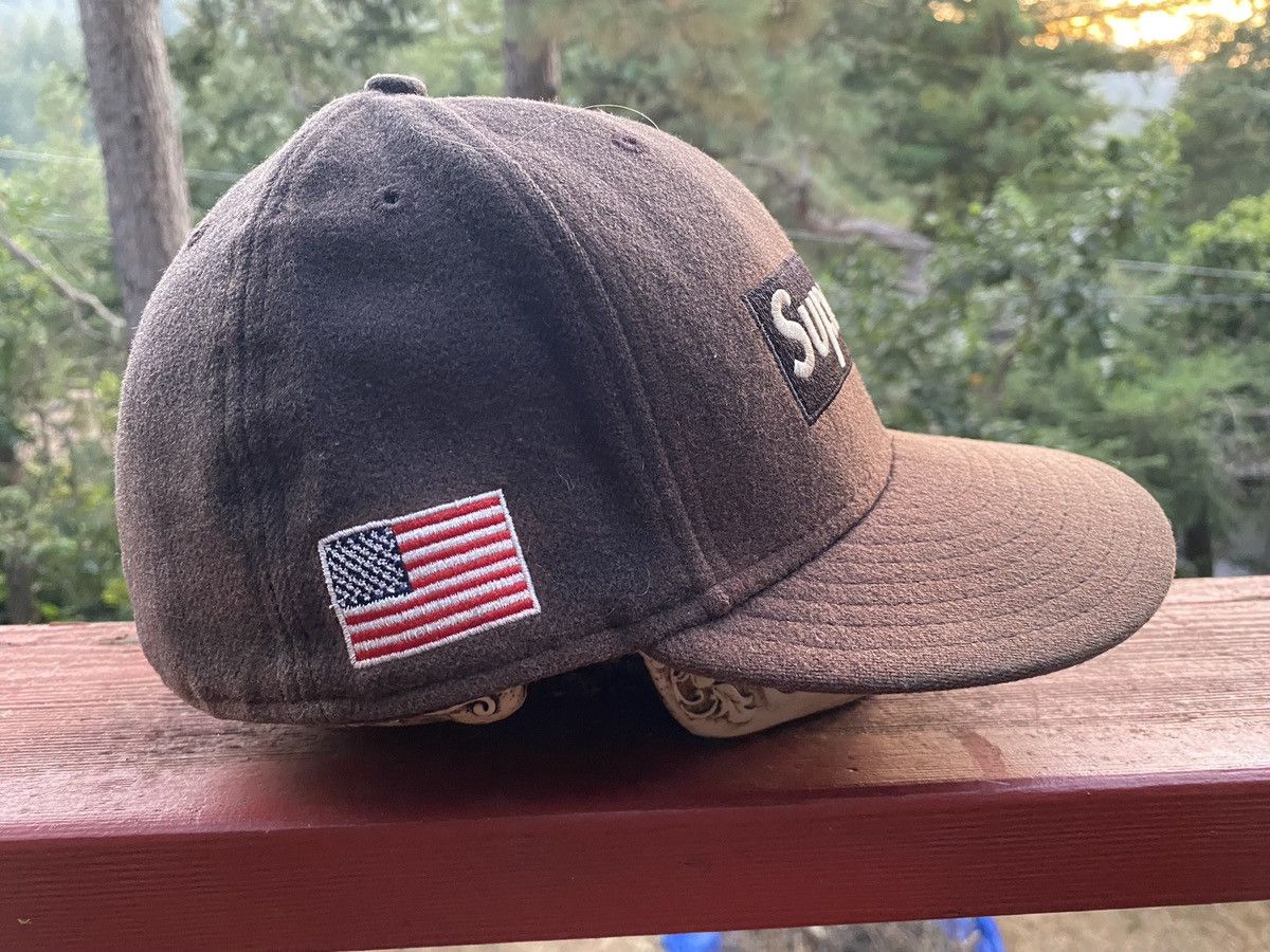 Supreme Supreme FW 2010 woolrich box logo new era fitted cap Size ONE SIZE - 3 Thumbnail