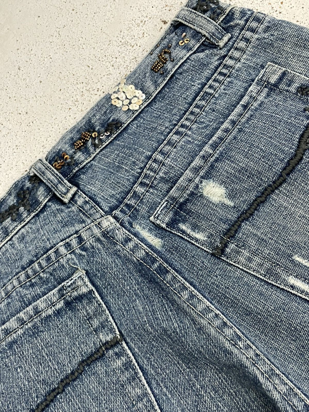 Designer Doll Jeans Creative Custom Soft Style Unisex Size US 30 / EU 46 - 22 Thumbnail