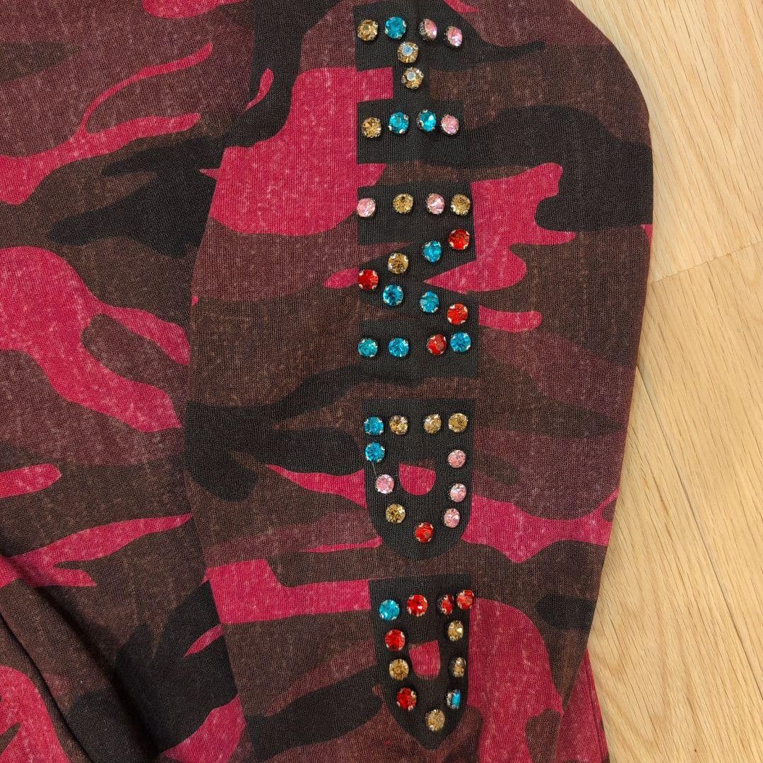 HMDD HMDD “Chimstone” Red Camo Zip-Up Hoodie – L (BNWT / Rare) Size US L / EU 52-54 / 3 - 12 Thumbnail