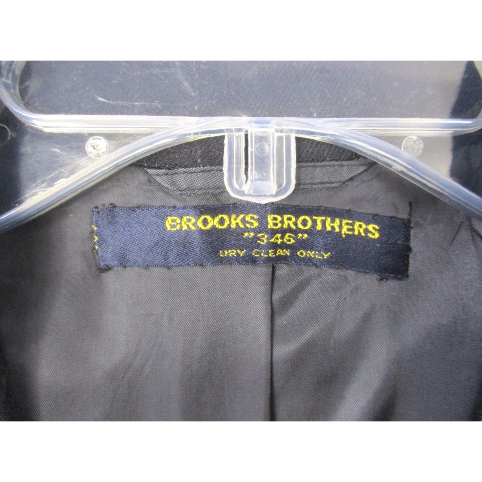 Brooks Brothers VINTAGE Brooks Brothers Blazer Mens 37L Blue Pinstripe 2 Button Jacket USA 80s Size 36R - 2 Thumbnail