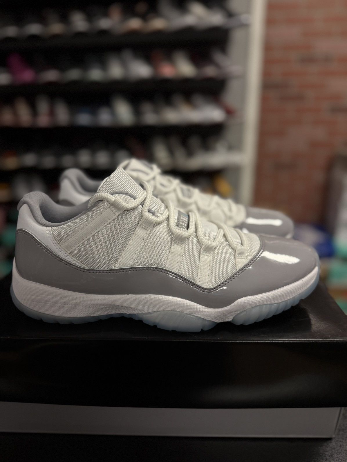 Jordan Brand × Nike Jordan 11 Low Grey Size 11 W Box Clean Condition (AV2187-140 Size US 11 / EU 44 - 1 Thumbnail