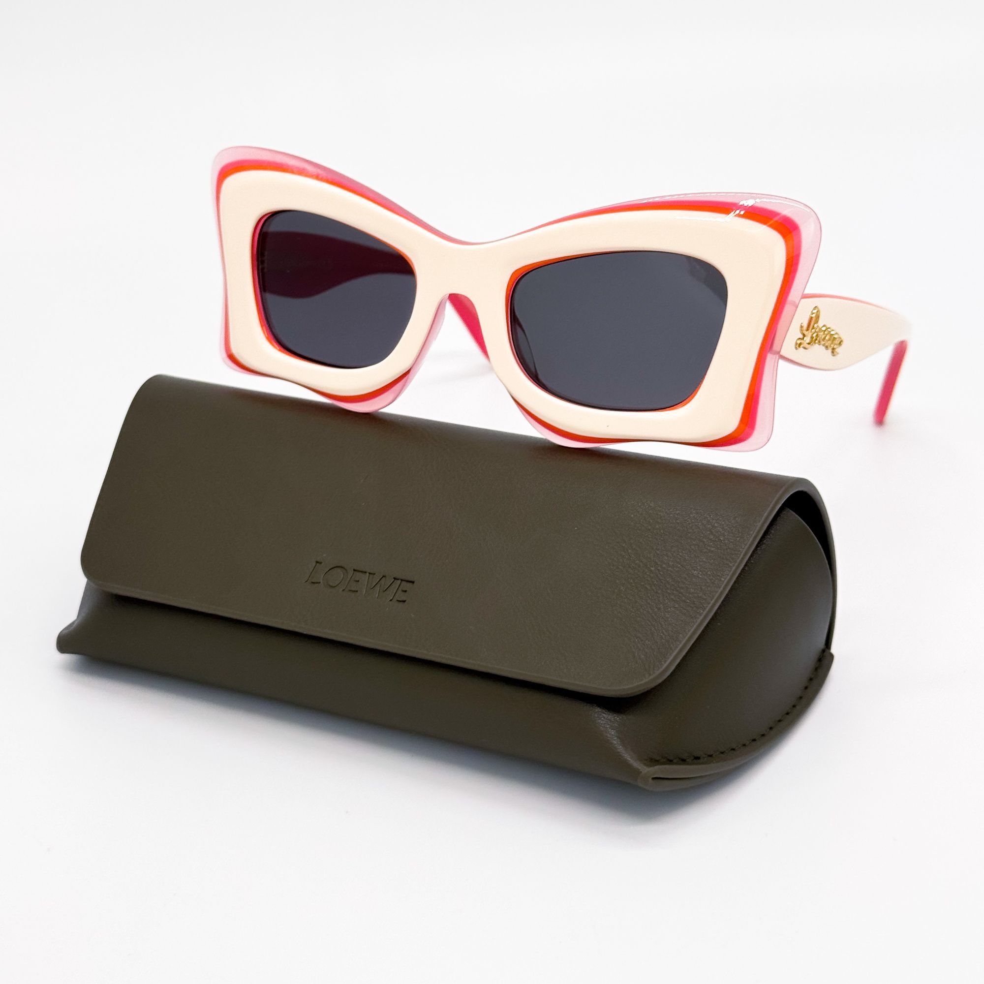 Loewe NEW LW40140U 59A, LOEWE WHITE PINK WOMEN SUNGLASSES LOEWE Size ONE SIZE - 1 Thumbnail