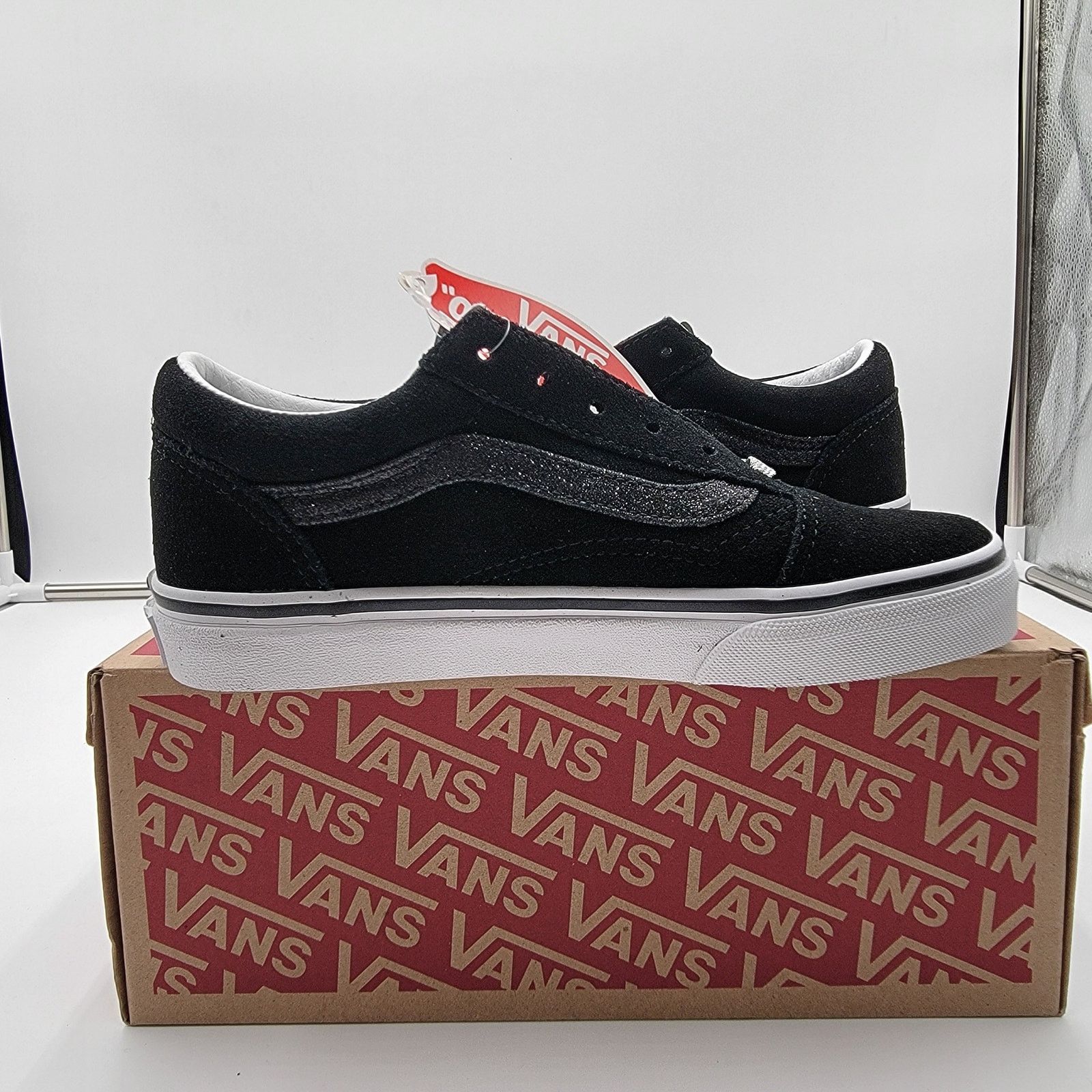 Vans Vans Old Skool Glitter Sidestripe Black WmSz 4.5 VN0A4BUUXNO Size US 4.5 / IT 34.5 - 2 Thumbnail
