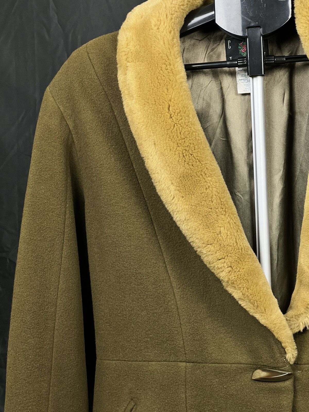 Kenzo KENZO City Vintage Wool Jacket Faux Fur Collar France 80s 90 Size S / US 4 / IT 40 - 1 Thumbnail