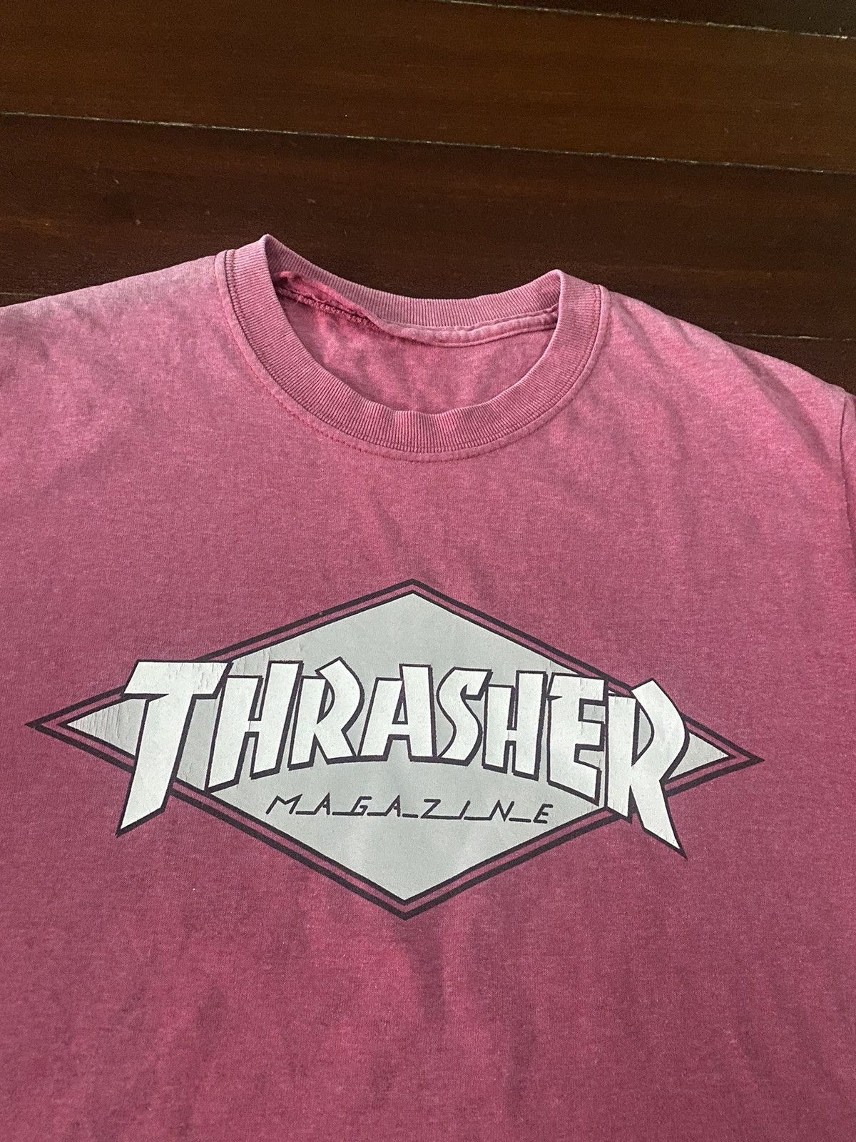 Girl Skateboards × Thrasher × Vintage Vintage Thrasher sun faded Skate Board T Shirts Size US M / EU 48-50 / 2 - 5 Thumbnail