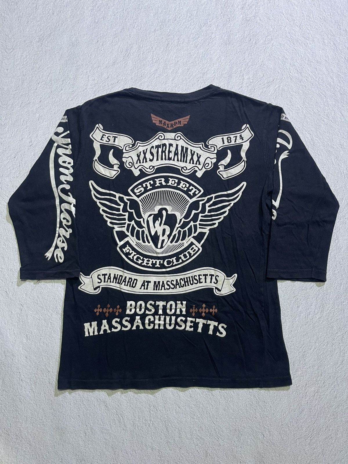 Hysteric Glamour Y2K NIGHT RIDER long tshirt vintage style Size US M / EU 48-50 / 2 - 4 Thumbnail