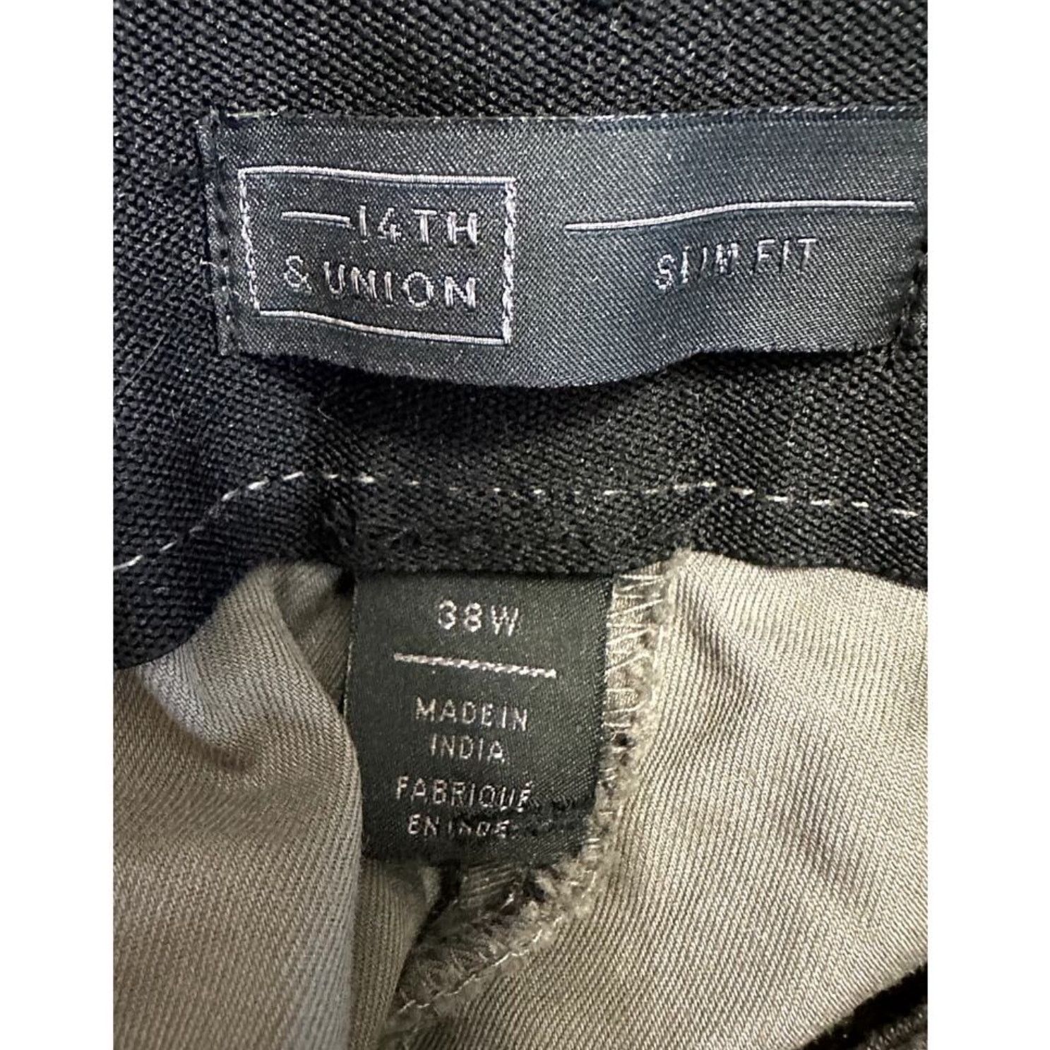 14th & Union 14th & Union Chino Shorts Zip/Drawstring Slim Fit Gray 38 Size US 38 / EU 54 - 7 Thumbnail