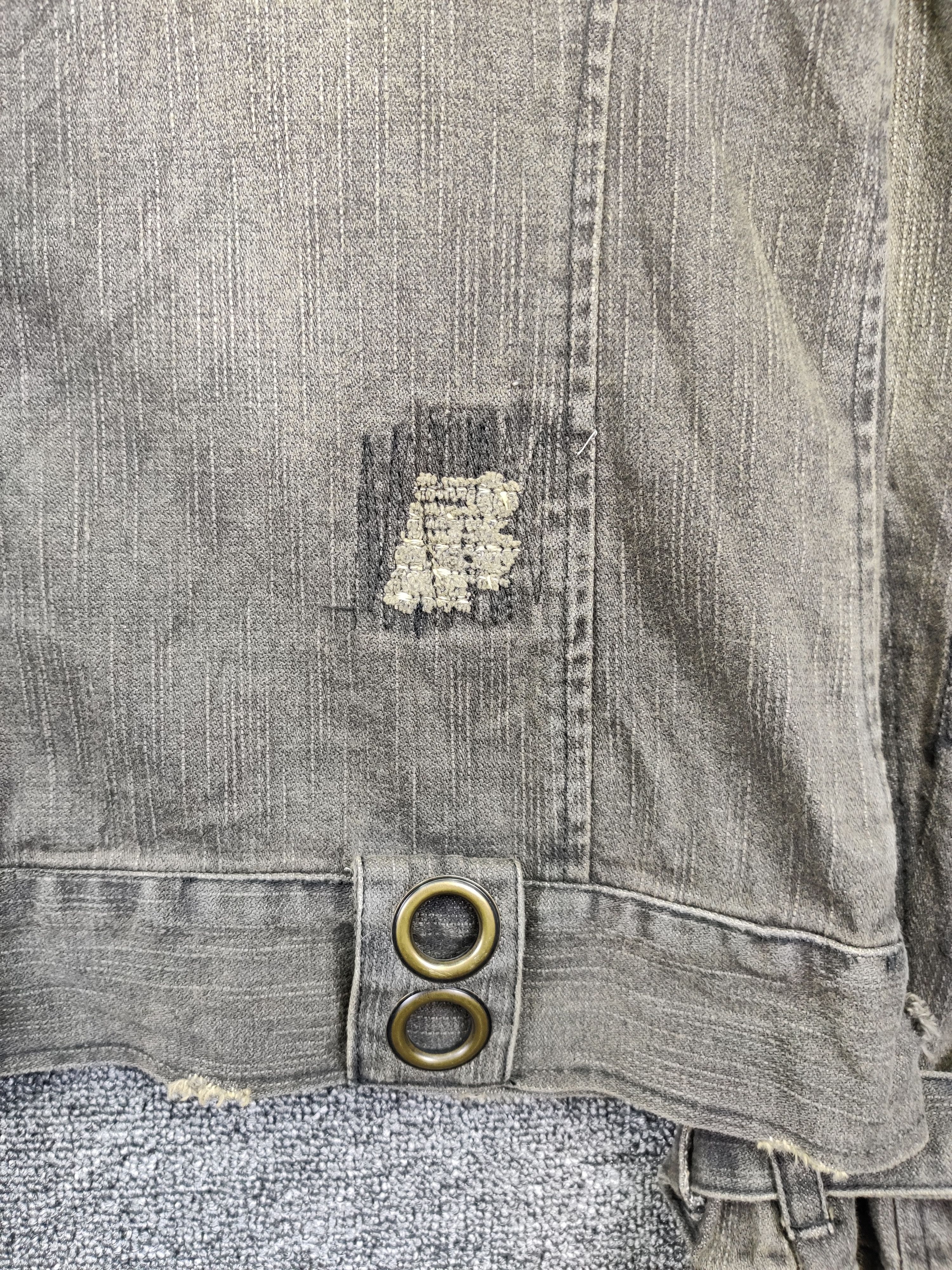 In The Attic Vintage In The Attic Gothic Bondage Punk Denim Jacket Size US M / EU 48-50 / 2 - 9 Thumbnail